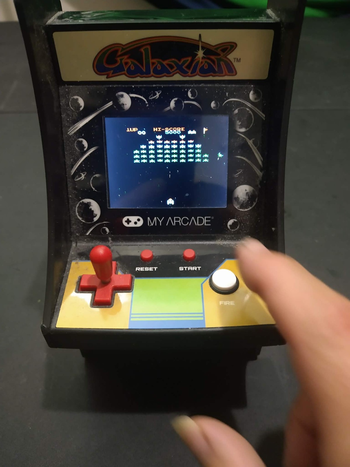Galaxian My Arcade Mini Retro Arcade Machine Tested Works Classic Video Game