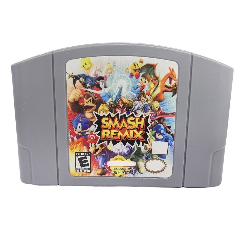 SMASH REMIX 2.0 N64 Game Card for Nintendo 64 Video Game Cartridge Only Tested