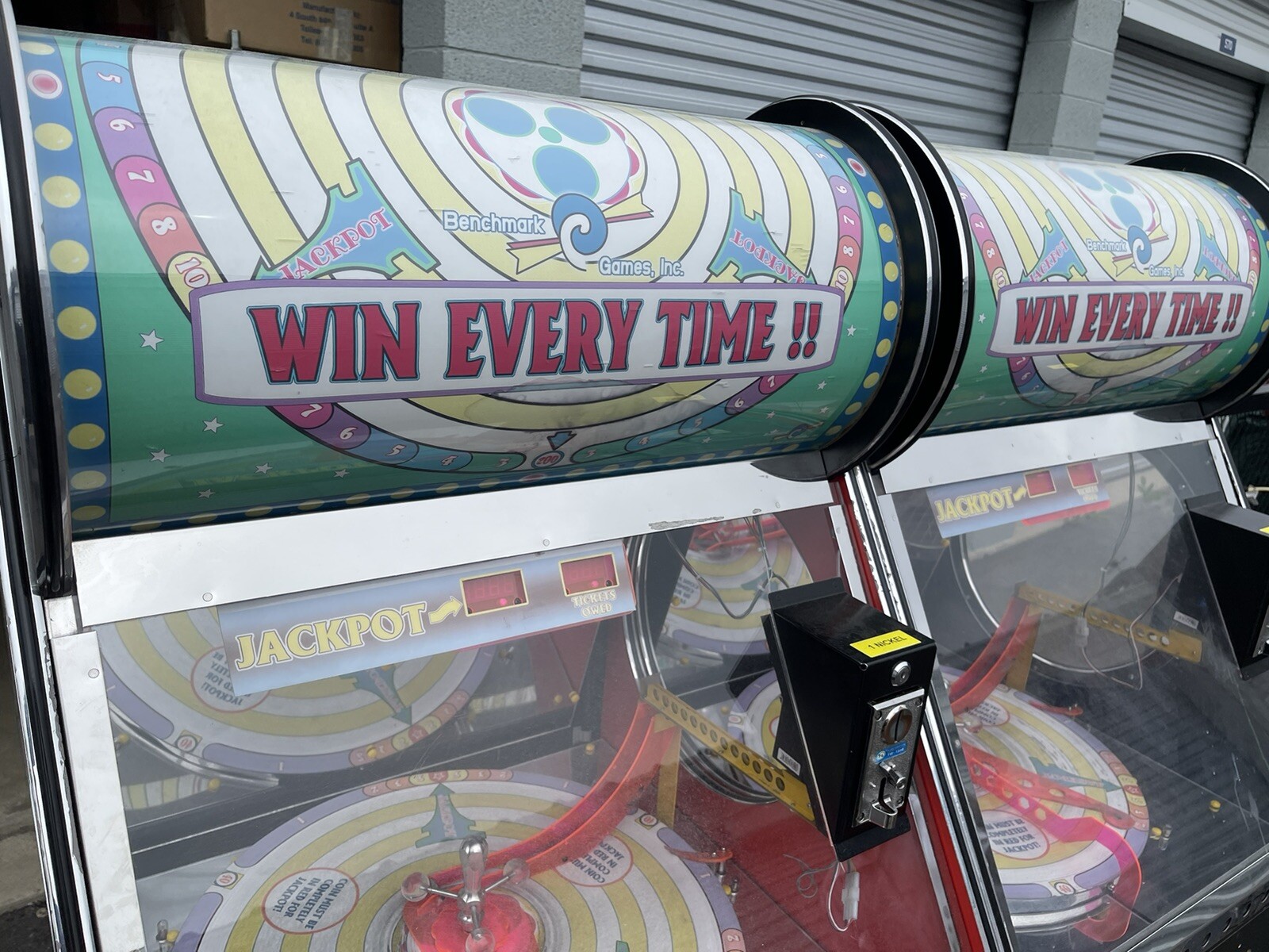 Wheel Deal Arcade Machine Benchmark Games Duo Arcade (For Parts)