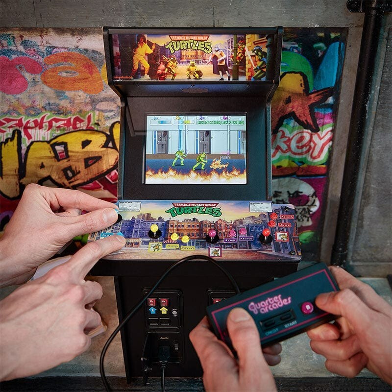 Official TMNT – Turtles in Time Quarter Size Arcade Cabinet-Exclusive Signed CE