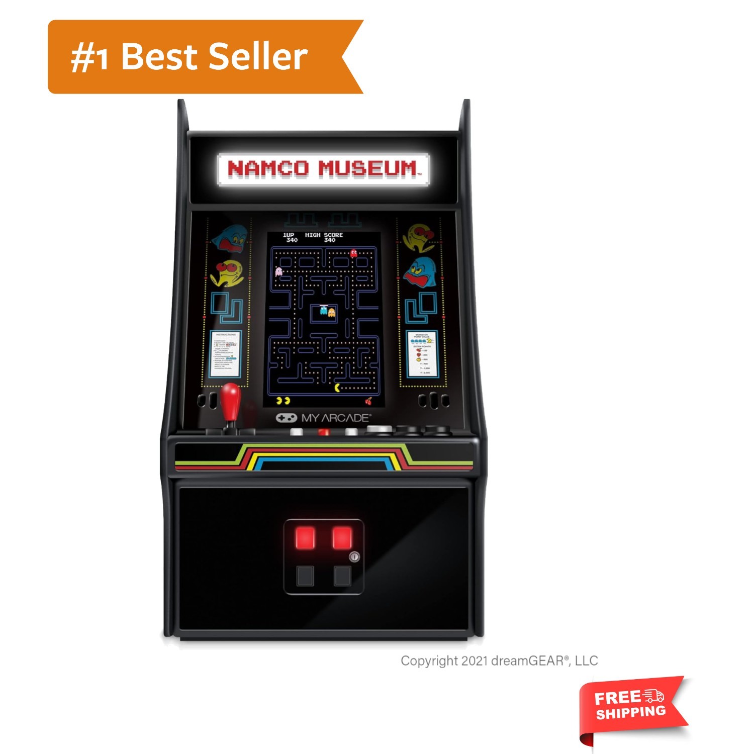 Mini Player 10 Inch Arcade Machine Bandai Namco Museum