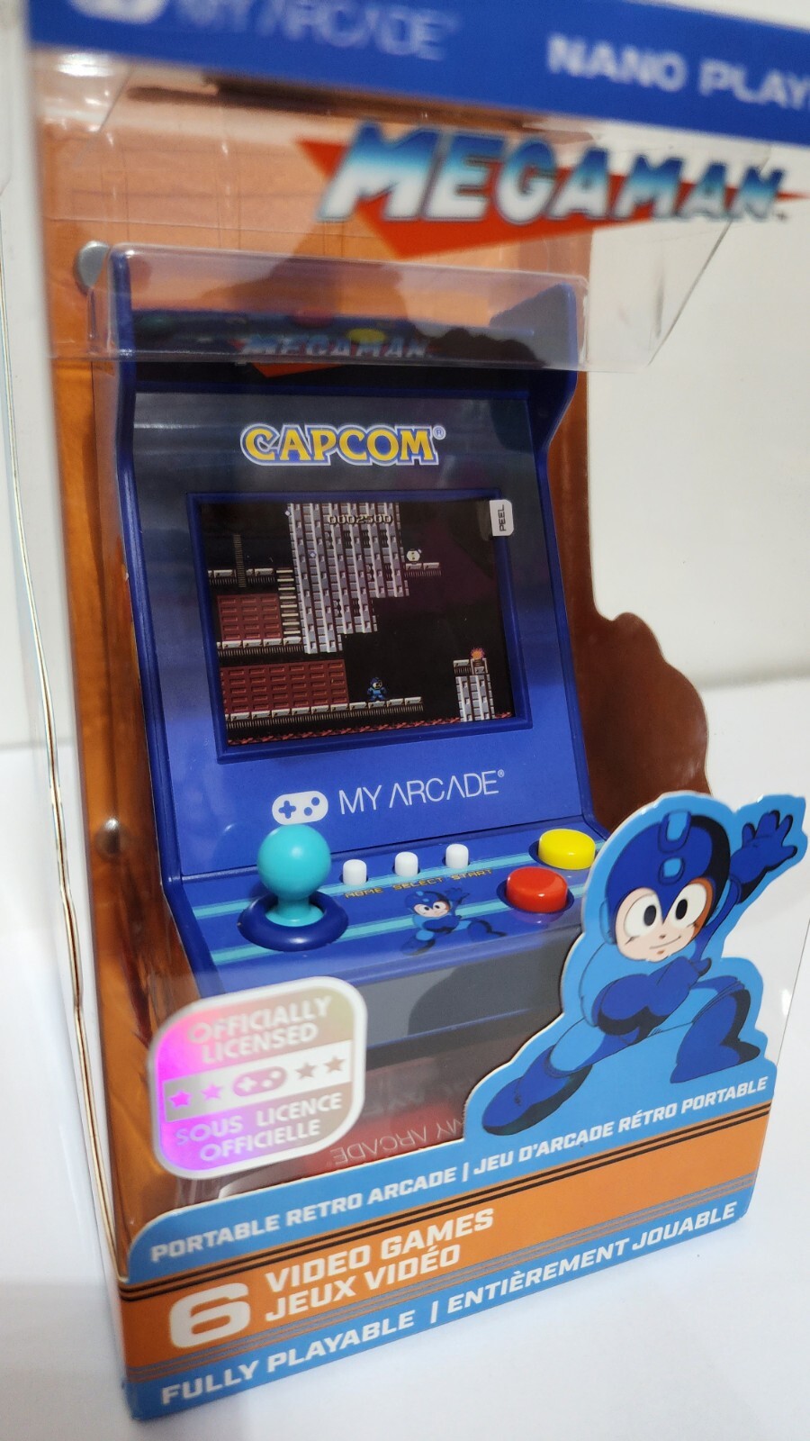 My Arcade Mega Man Nano Player Pro: Playable Portable Mini Arcade 6 Games