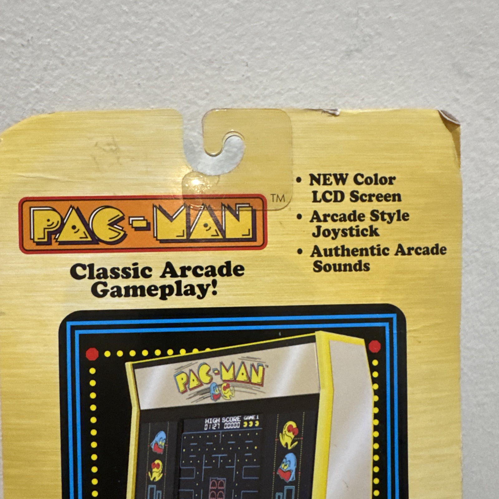 PAC-MAN Color Retro Mini ARCADE CONSOLE w/ Sound 40th Anniversary Gold