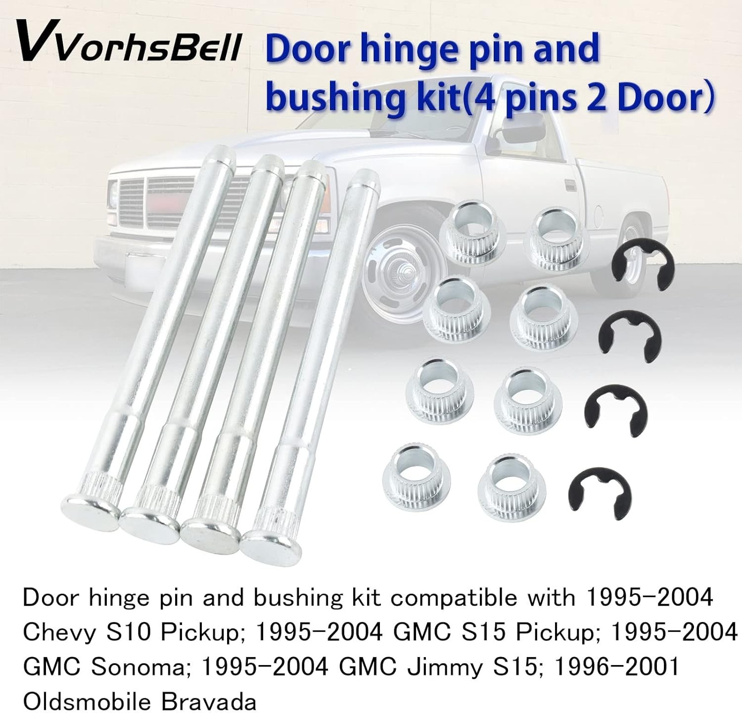 Door Hinge Pin and Bushing Repair Kit
