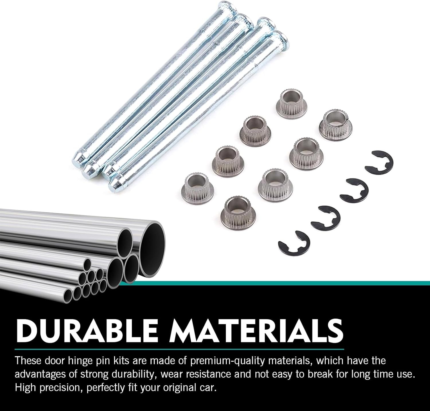 16PCS Door Hinge Pin Bushing Repair Kit Compatible with 1988 to 2002 Chevy GMC