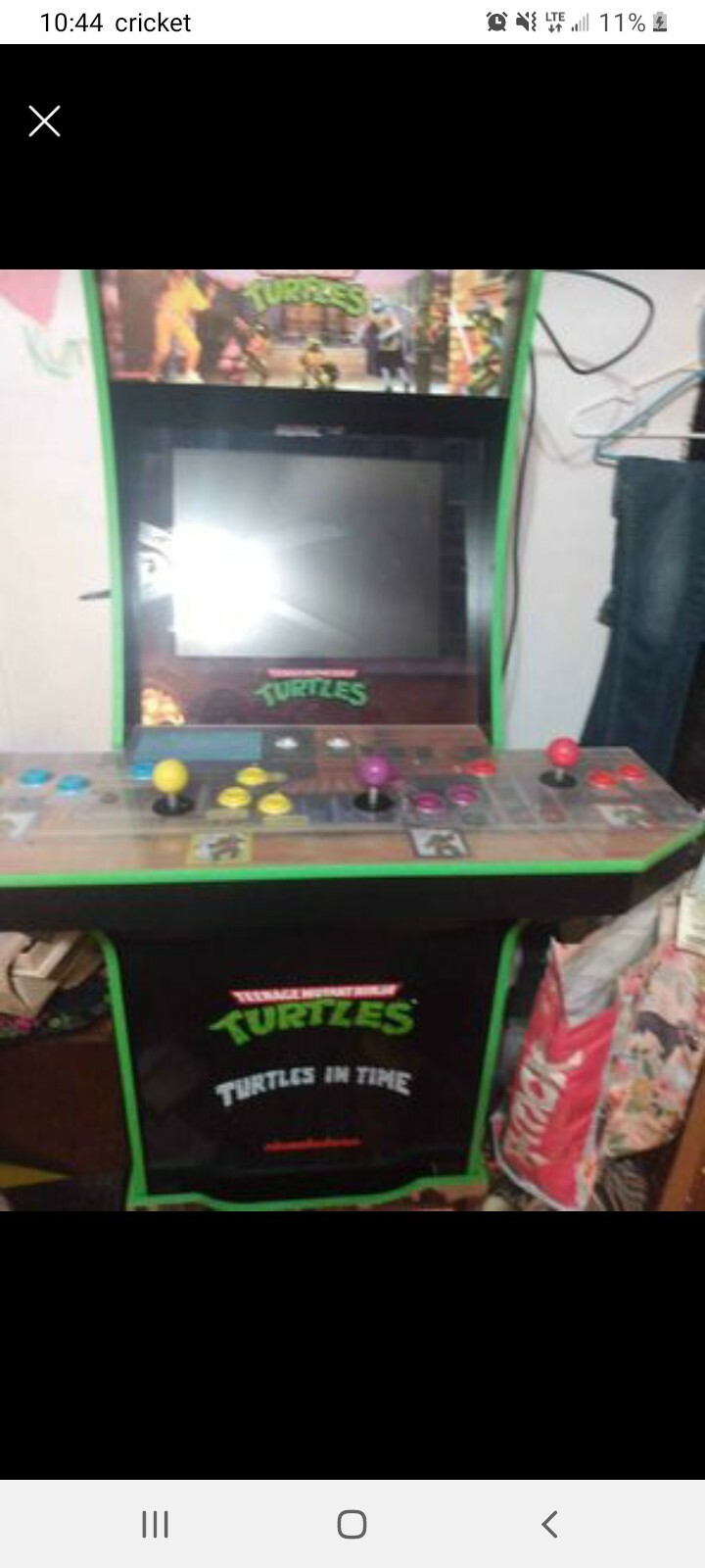 Arcade1Up Teenage Mutant Ninja Turtles Arcade Cabinet Machine with Riser