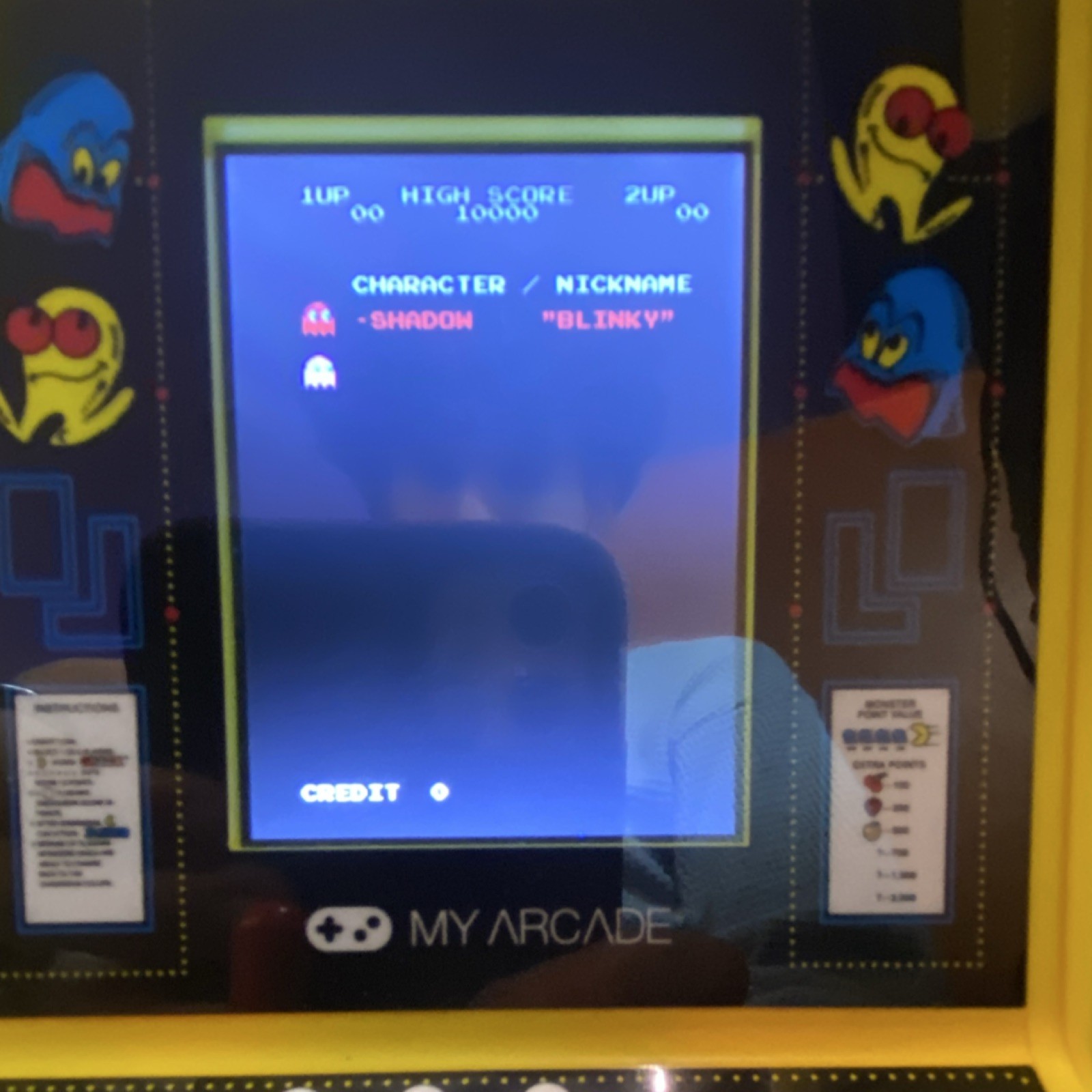 My Arcade Pac-Man Mini Arcade Machine Yellow Collectible Video Game Reproduction