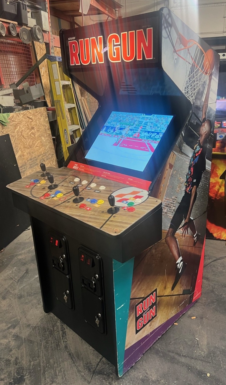 RUN AND GUN ARCADE MACHINE by KONAMI 1993