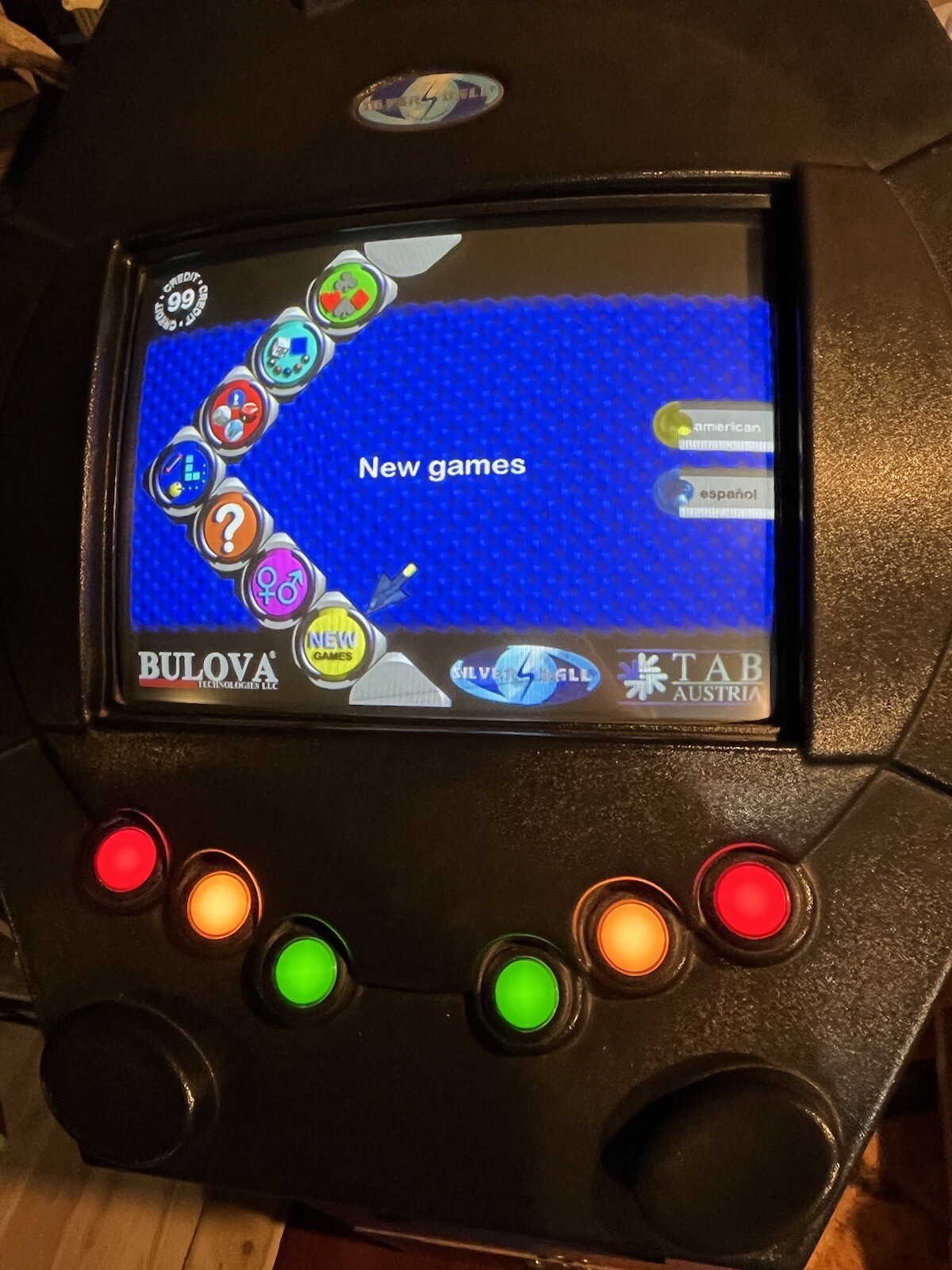 Arcade Machine Touchscreen Photo Hunt Multi Game Silver Ball 1990s Man Cave VTG