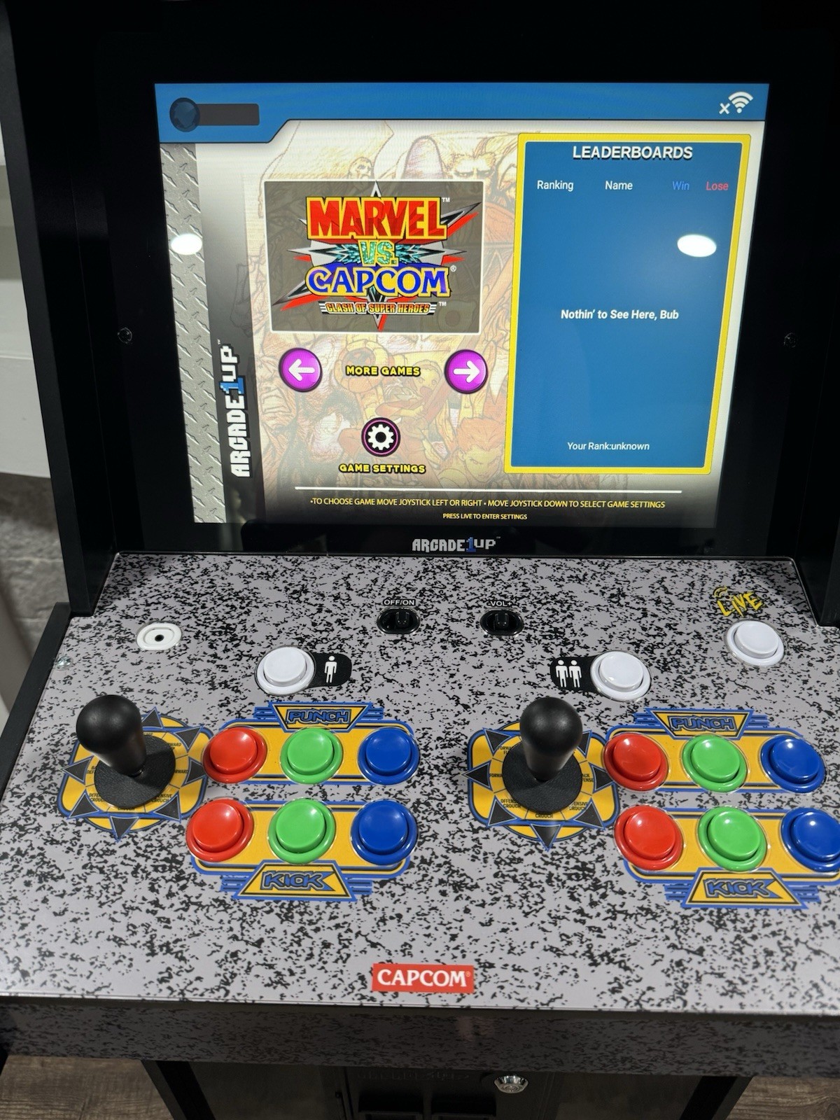 Marvel vs Capcom 2 Arcade1Up Original Release Cabinet