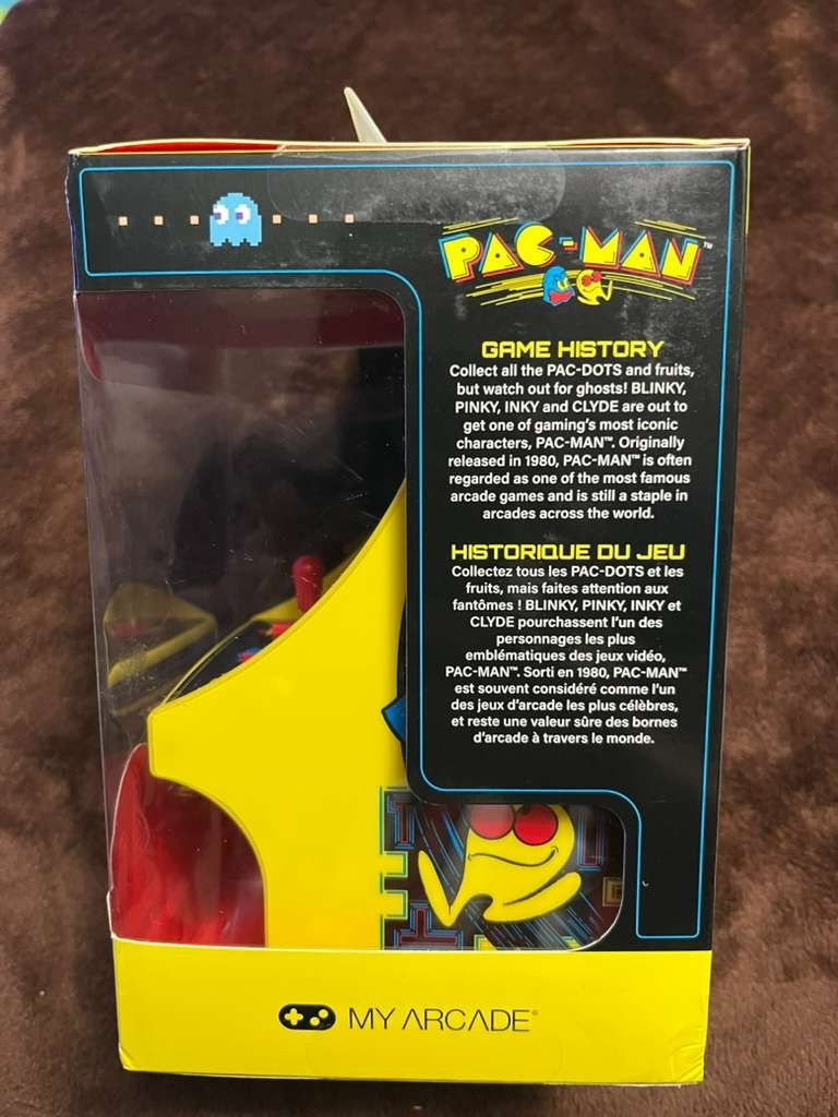 My Arcade Pac-Man DGUNL-3220 Micro Player Retro Arcade Machine -6 Inch Cabinet