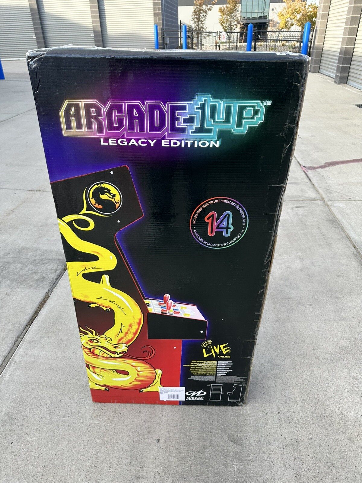Arcade 1UP Mortal Kombat 30th Anniversary Legacy 14 Games W/ Rare Defender Game