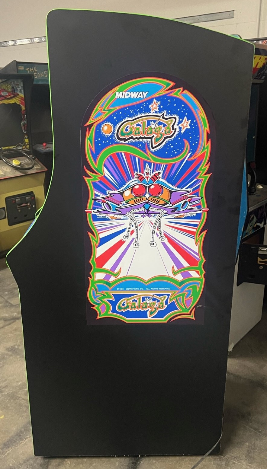 GALAGA ARCADE MACHINE by NAMCO (Excellent) *RARE*