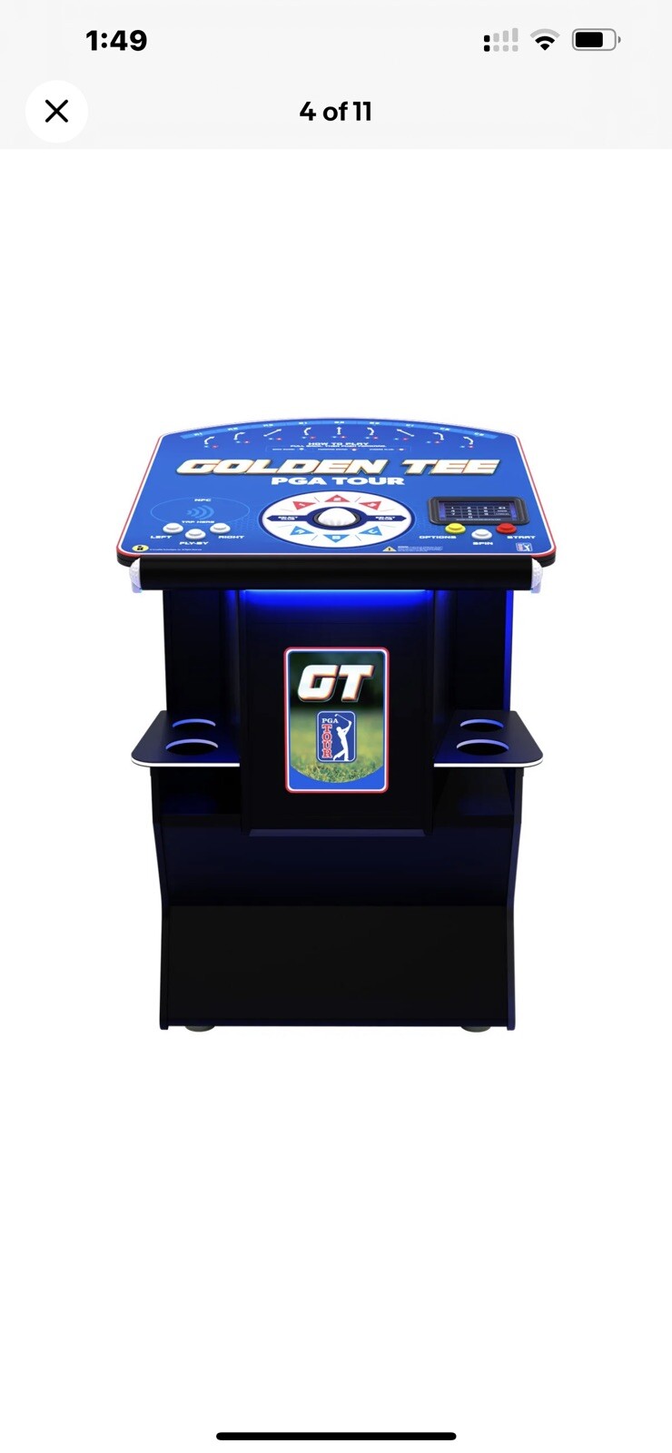 Golden Tee Golf Game – PGA TOUR Clubhouse Standard Edition IN HAND
