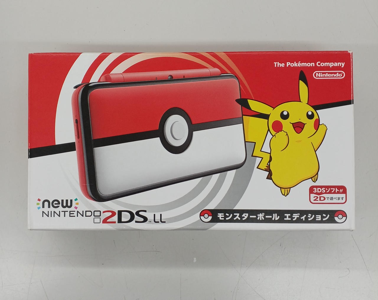 Nintendo New 2DS LL XL Pokeball Monster Ball Edition JAN-001 Tested w/Box Fast
