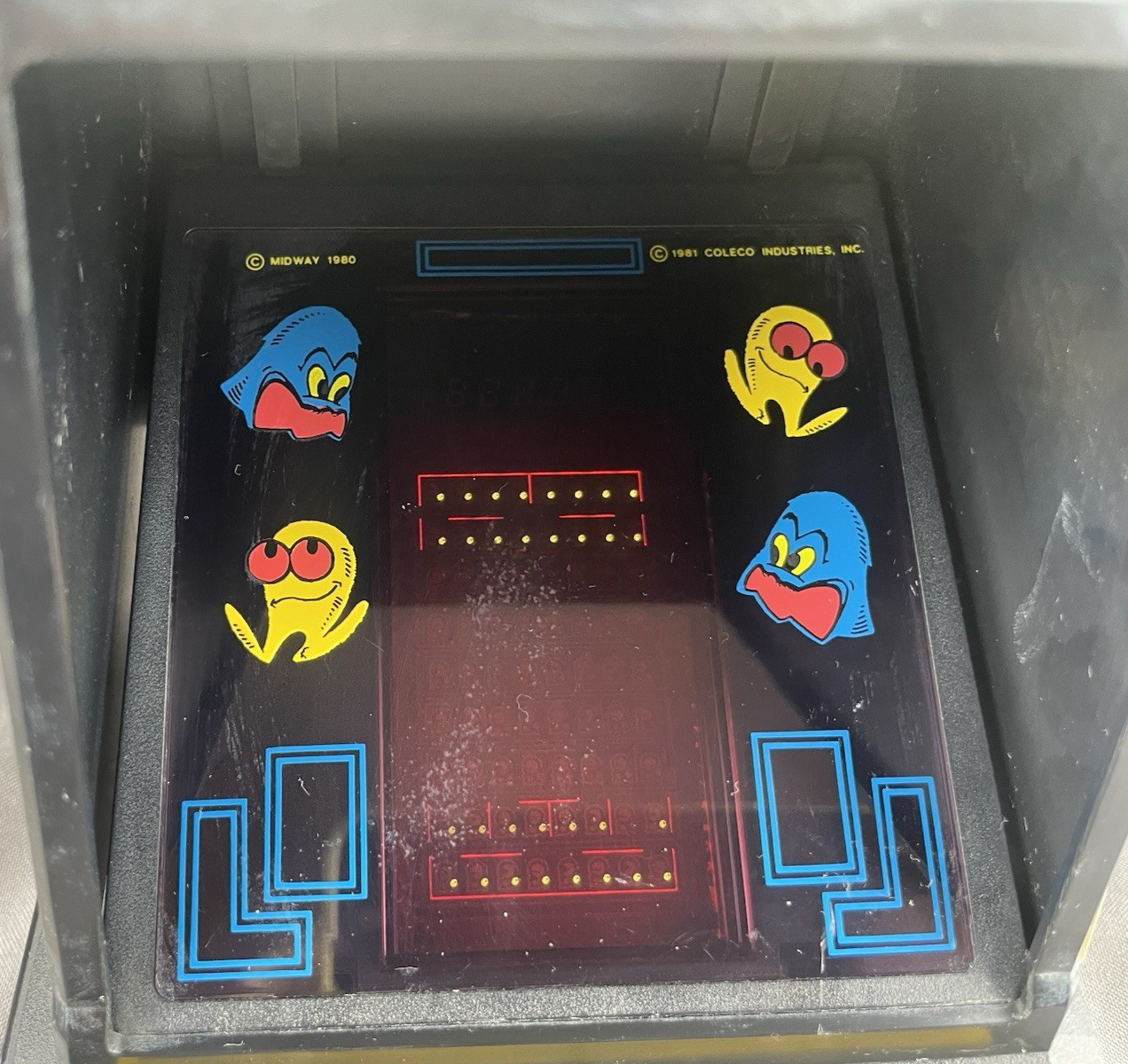 Coleco Midway PAC-MAN TABLETOP Arcade Game Model 2390 Works Made In Japan 1981