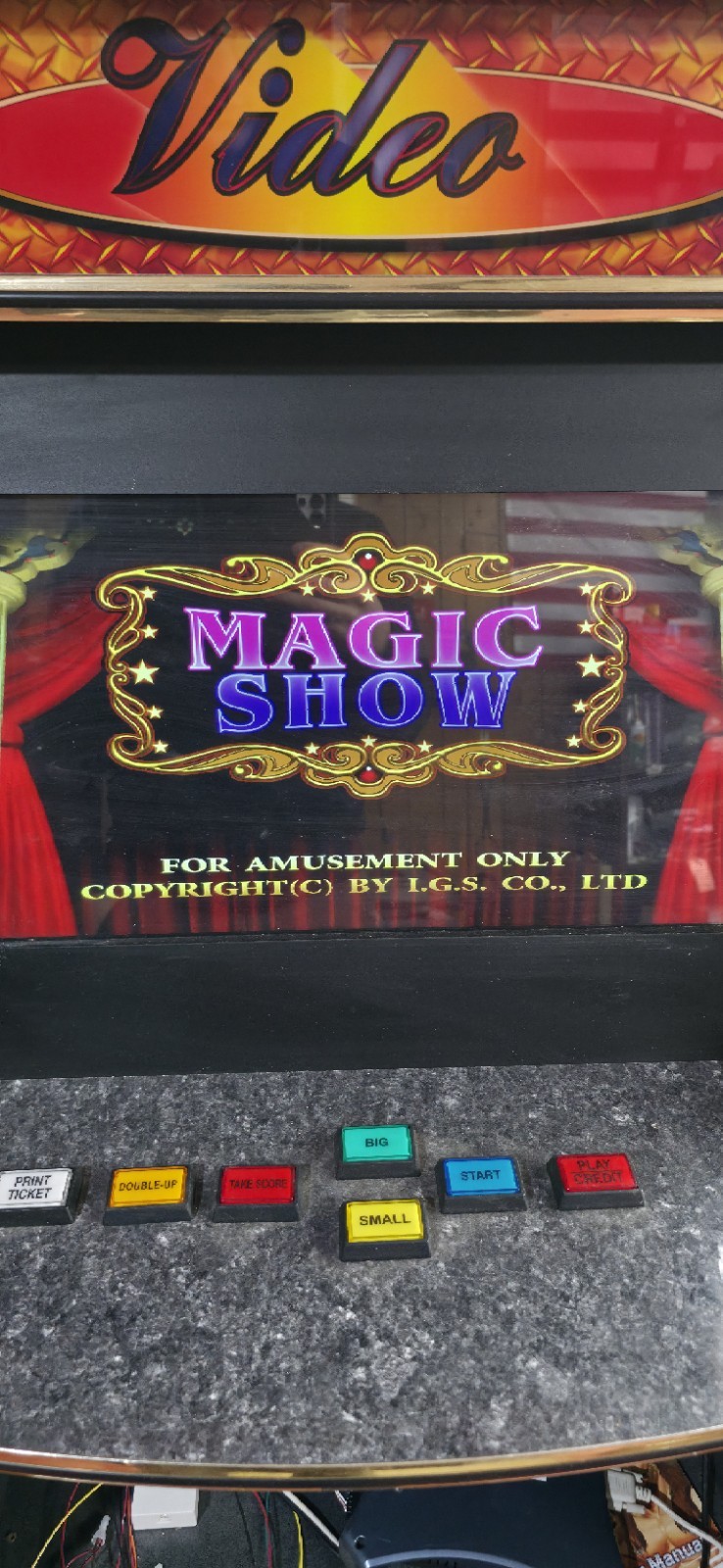 IGS Magic Show Video Arcade Game (game board only)