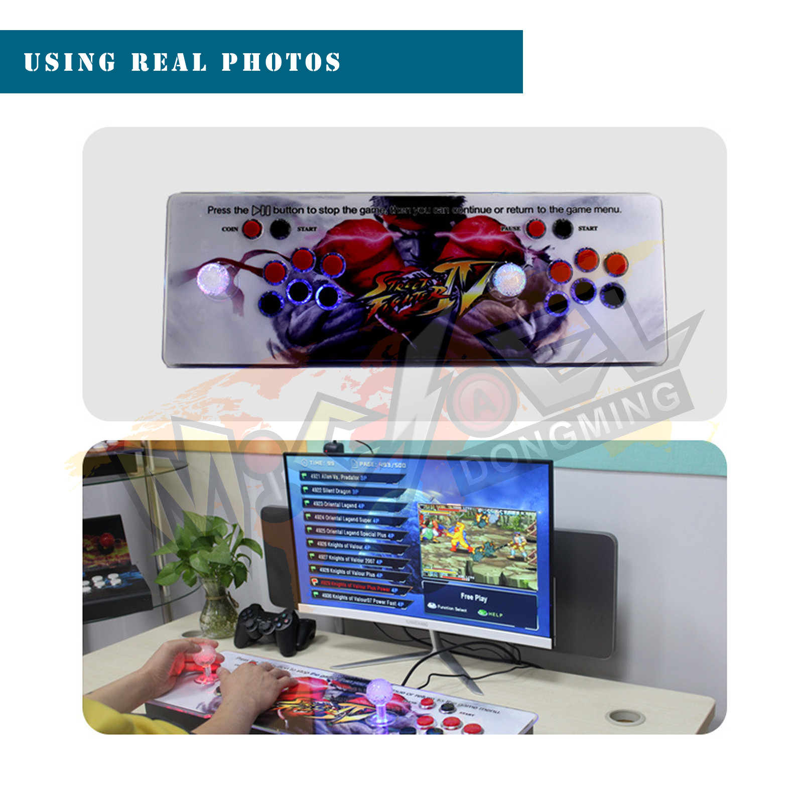NEW Pandora’s Box 3D with WiFi Stick Joystick 23000 Games Double Sticks Retro
