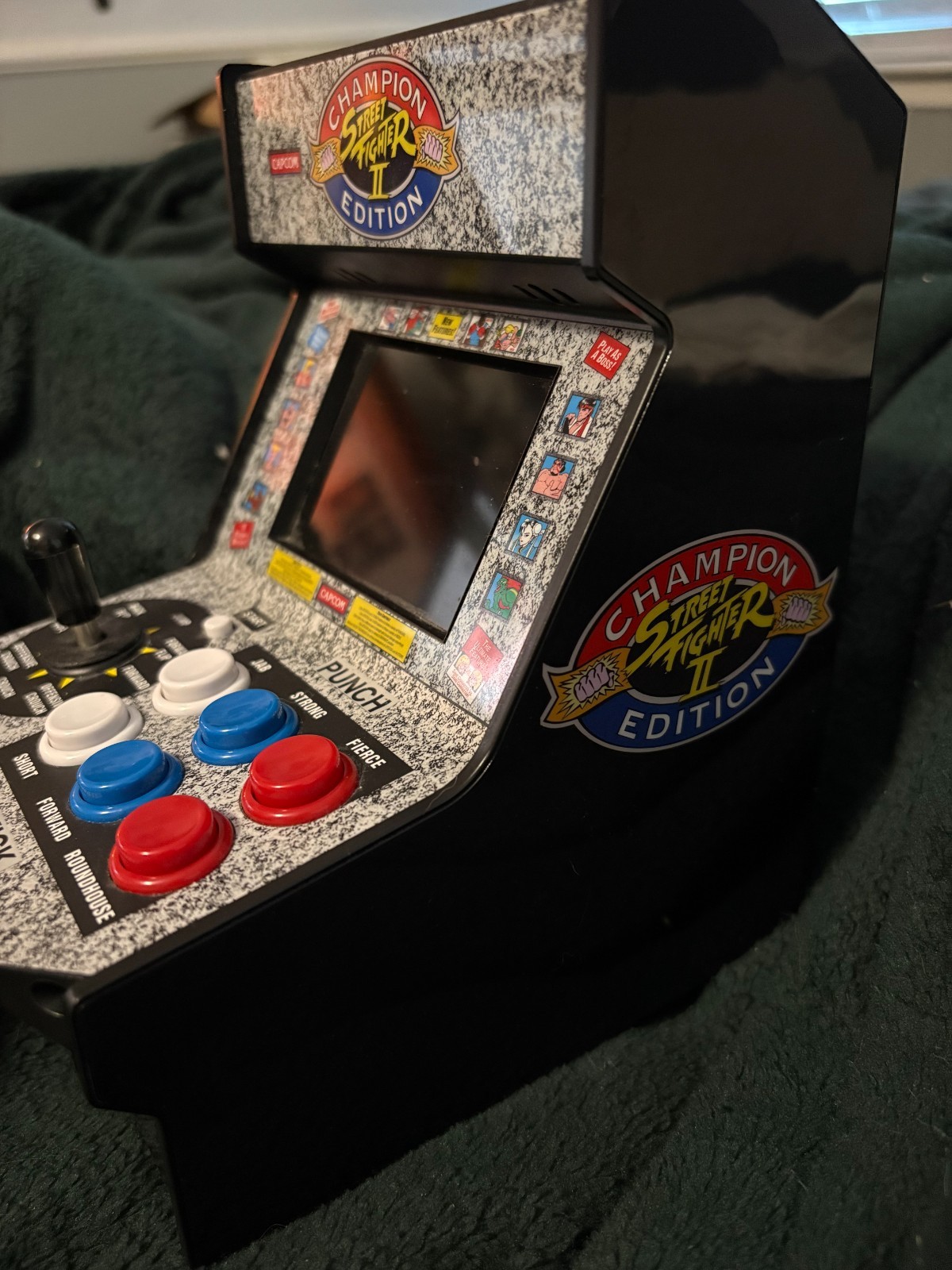 STREET FIGHTER II: Champion Edition Micro Arcade Game, fully functional
