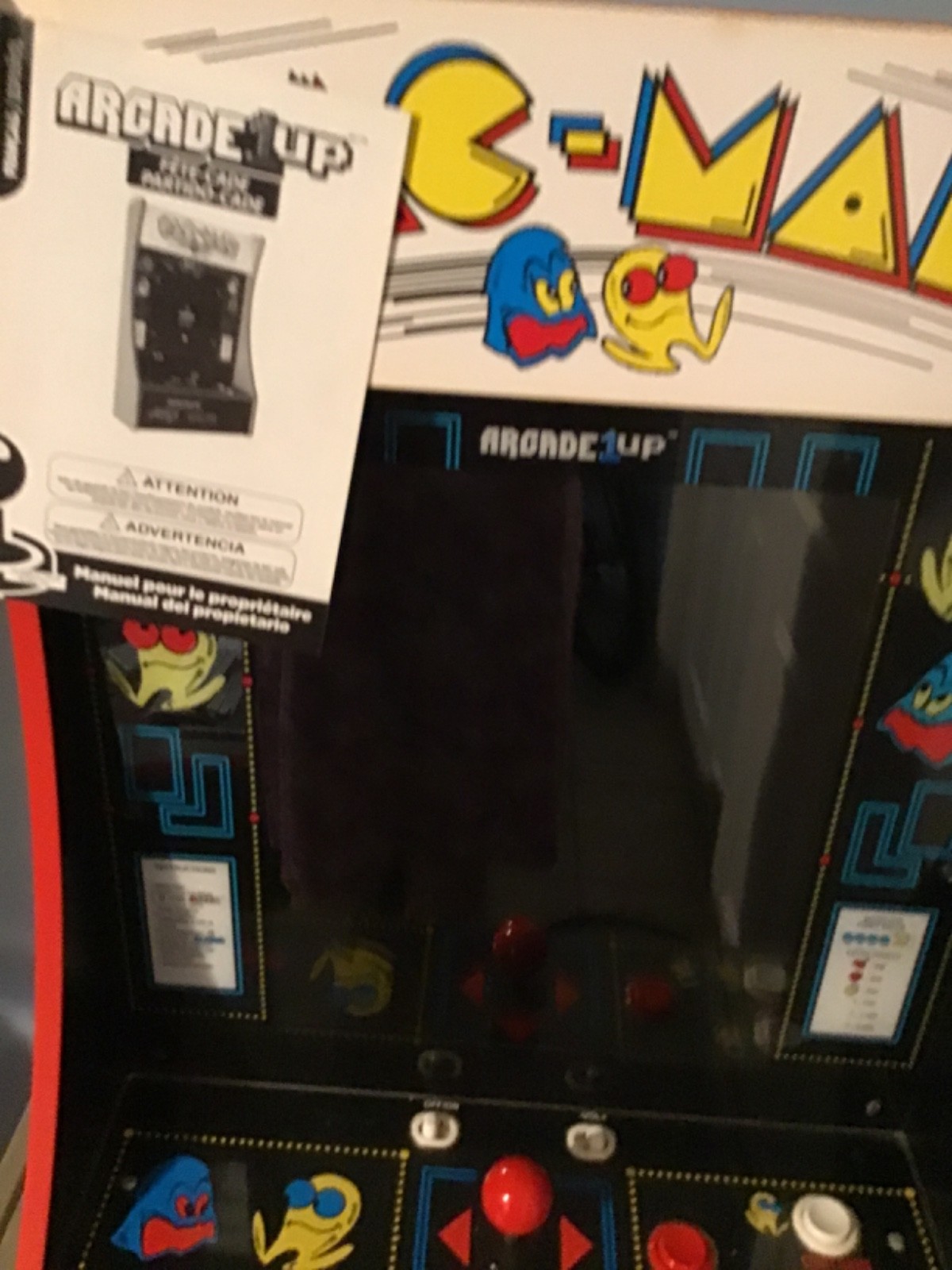 Arcade pac man and 2 other games included slightly used