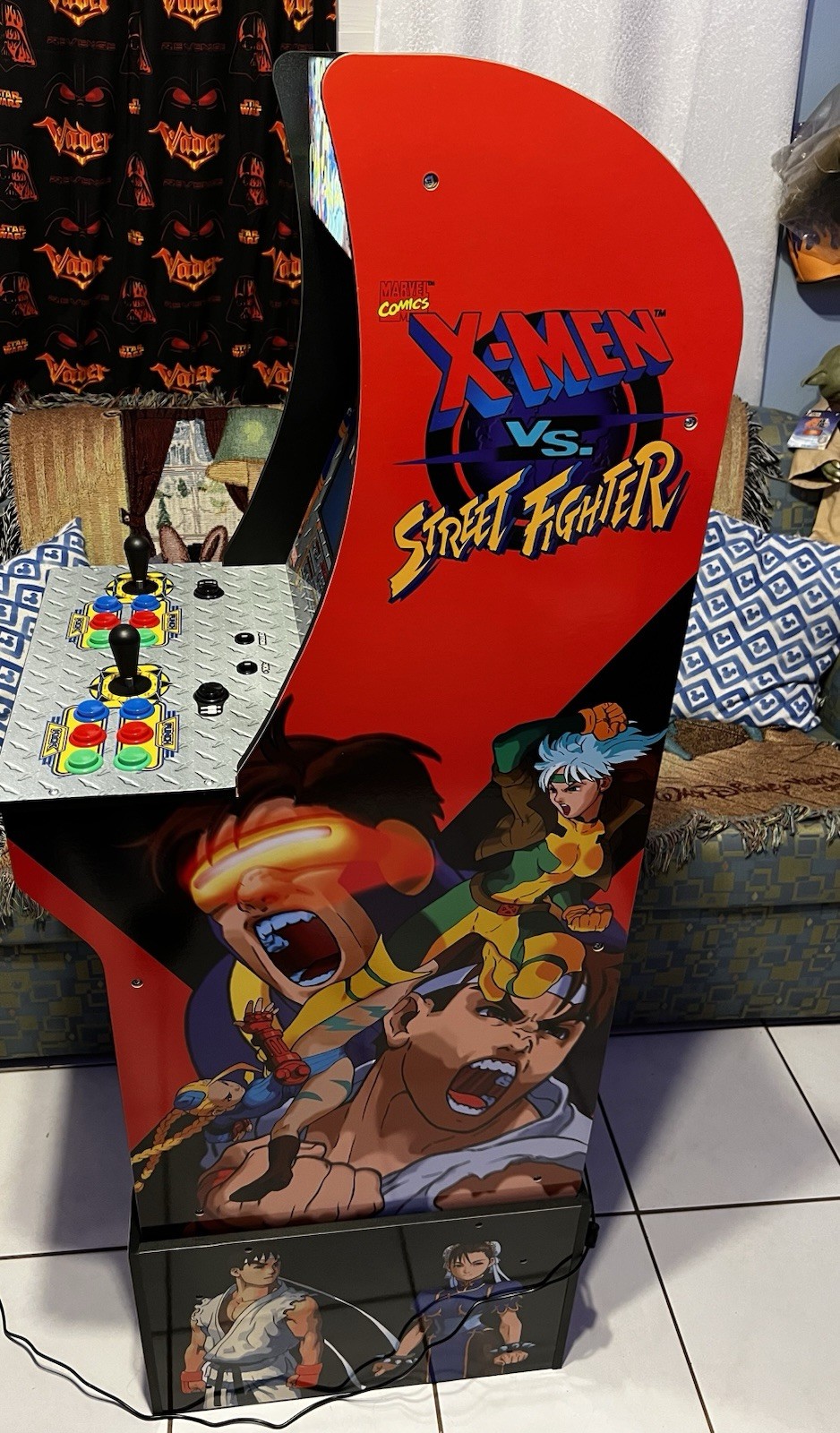 Arcade1Up Marvel X-Men vs Street Fighter – WiFi Online VERY GOOD CONDITIONS 🔥