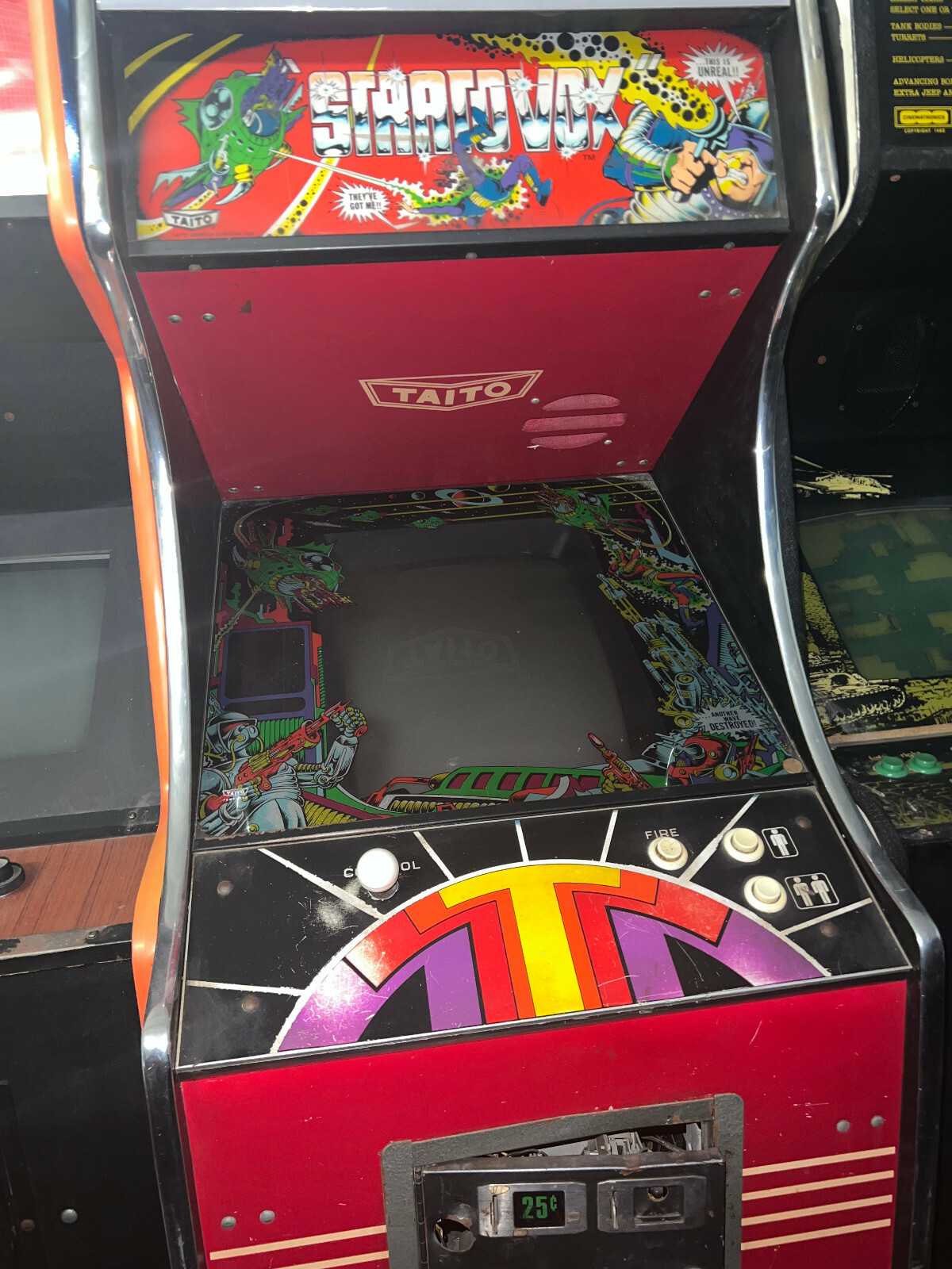 STRATOVOX ARCADE MACHINE by TAITO 1980 (Excellent Condition) *RARE*