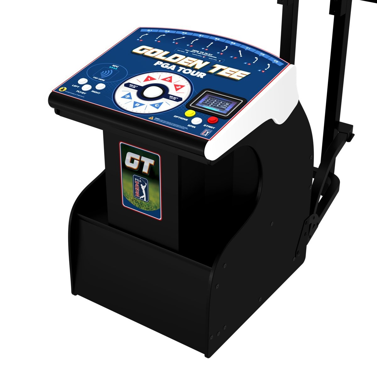 Golden Tee Golf Game – PGA TOUR Showpiece Pro Edition With TV Stand – 2026 – Fre