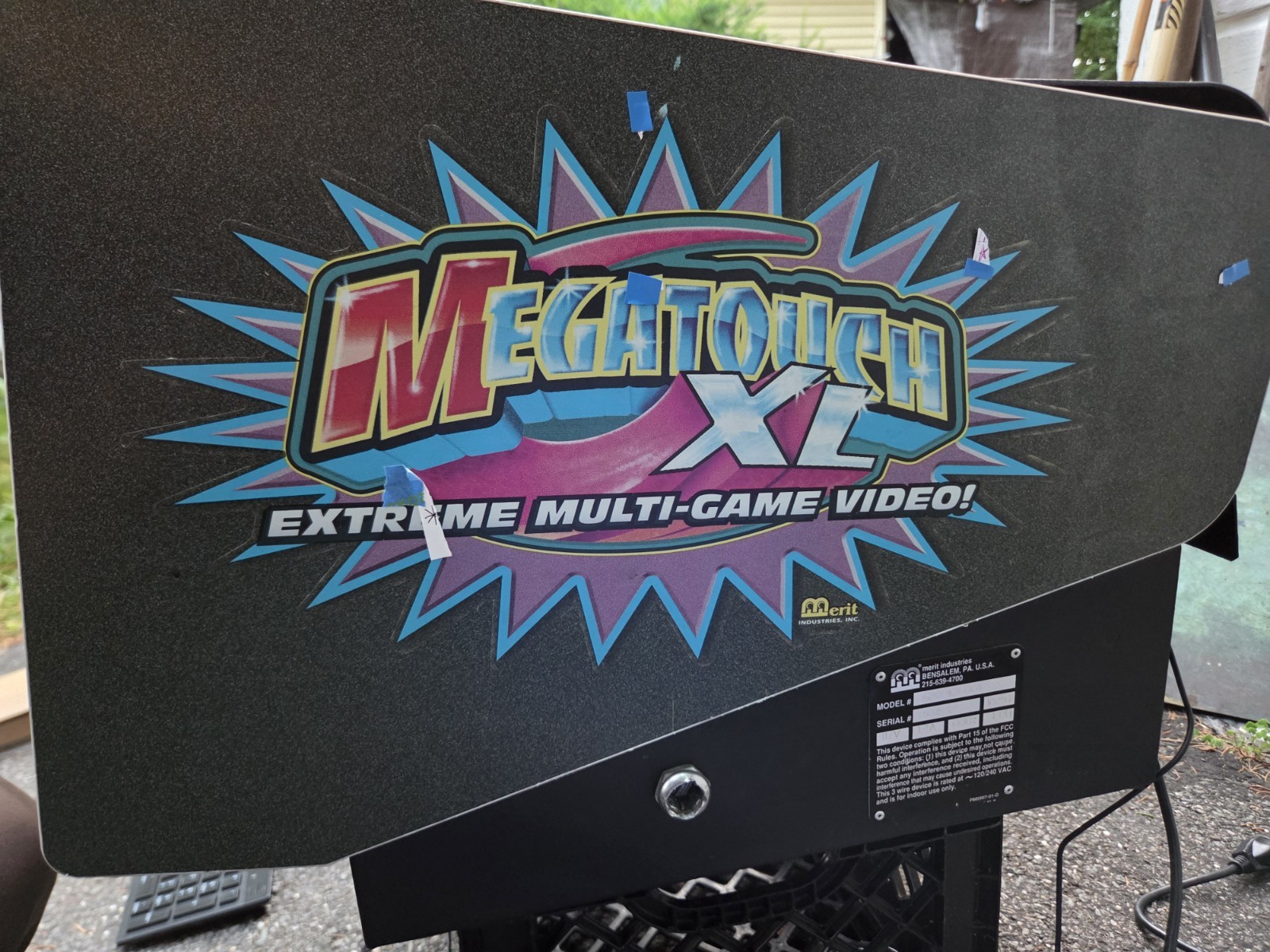 Megatouch XL 6000 Countertop Arcade Machine Merit Industries