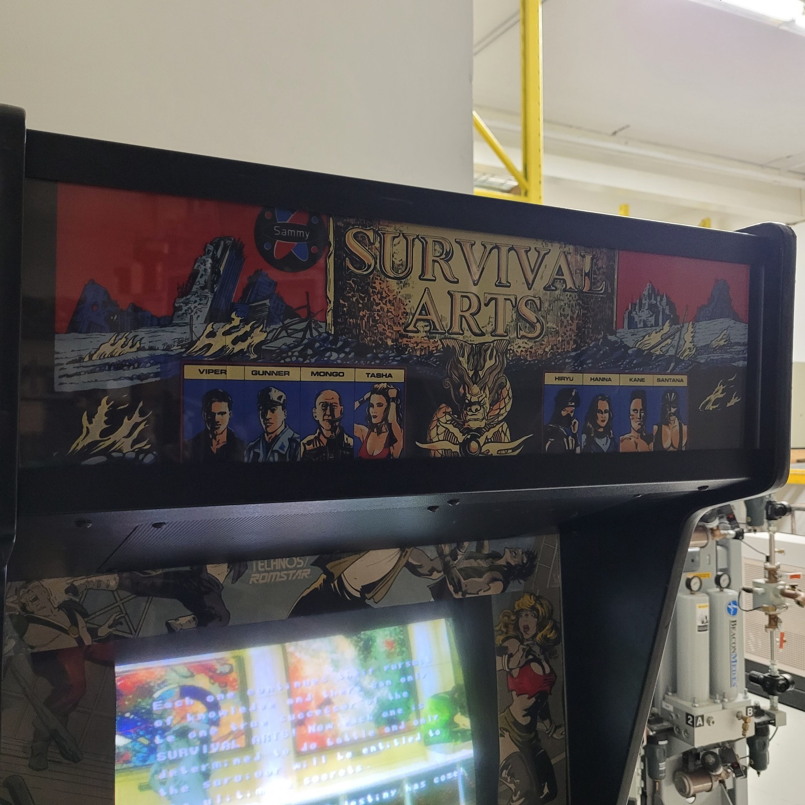 Vintage Sammy Survival Arts Arcade Cabinet Video Game 1994 – Tested Working