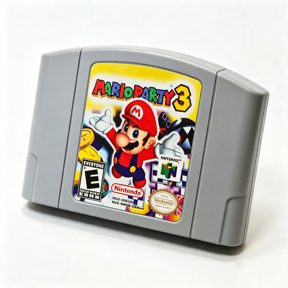 Mario Party 3 Game Cartridge For Nintendo 64 Console Tested Free Shipping