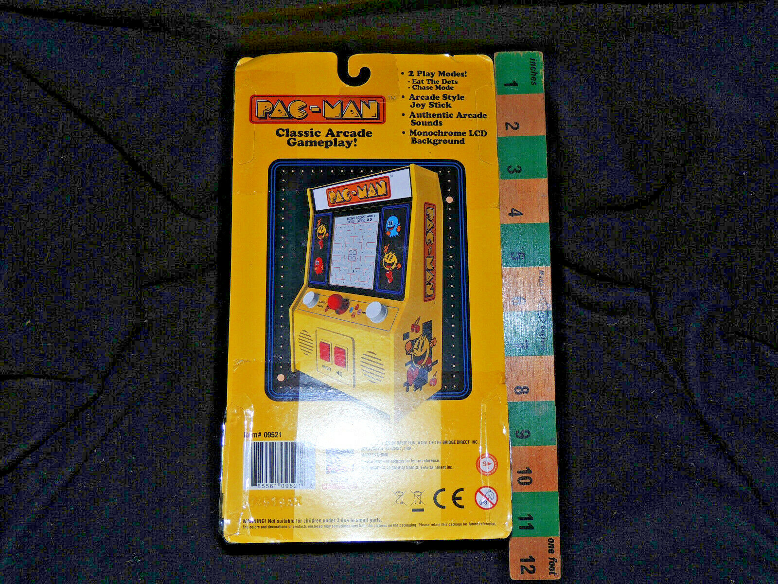 Basic Fun Pac-Man Mini Arcade Game Classic Arcade Electronic Video Game