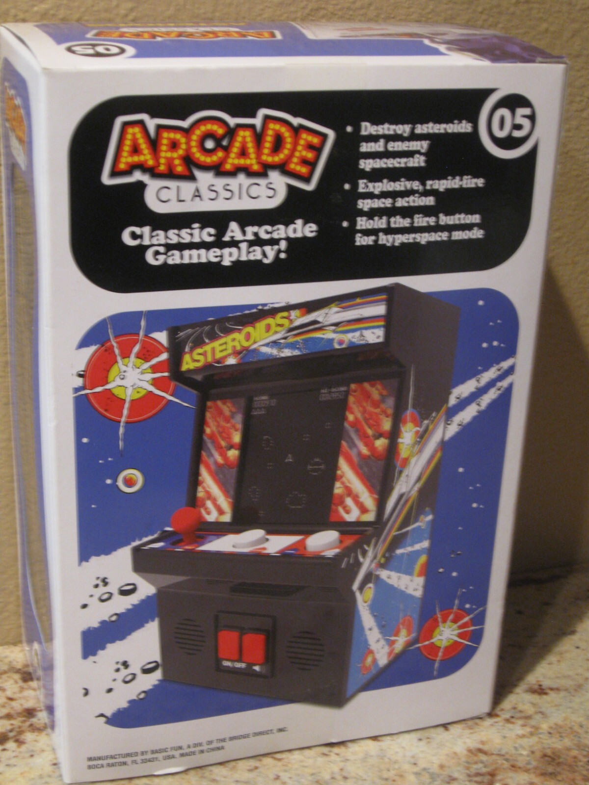ASTEROIDS Arcade Classics #05 Retro Mini Handheld Video Game Brand NEW Sealed