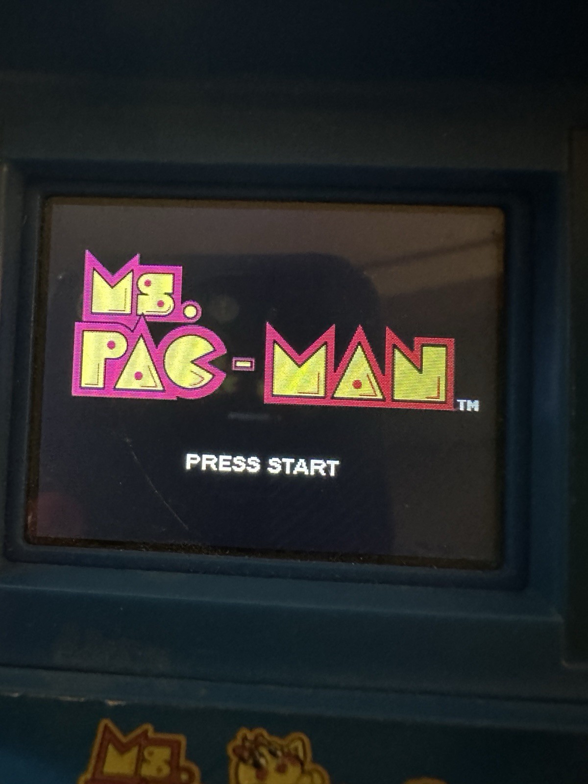 Arcade Classics Ms.Pac-Man Hand Held #09615 Retro Mini Arcade Game 2018 Tested