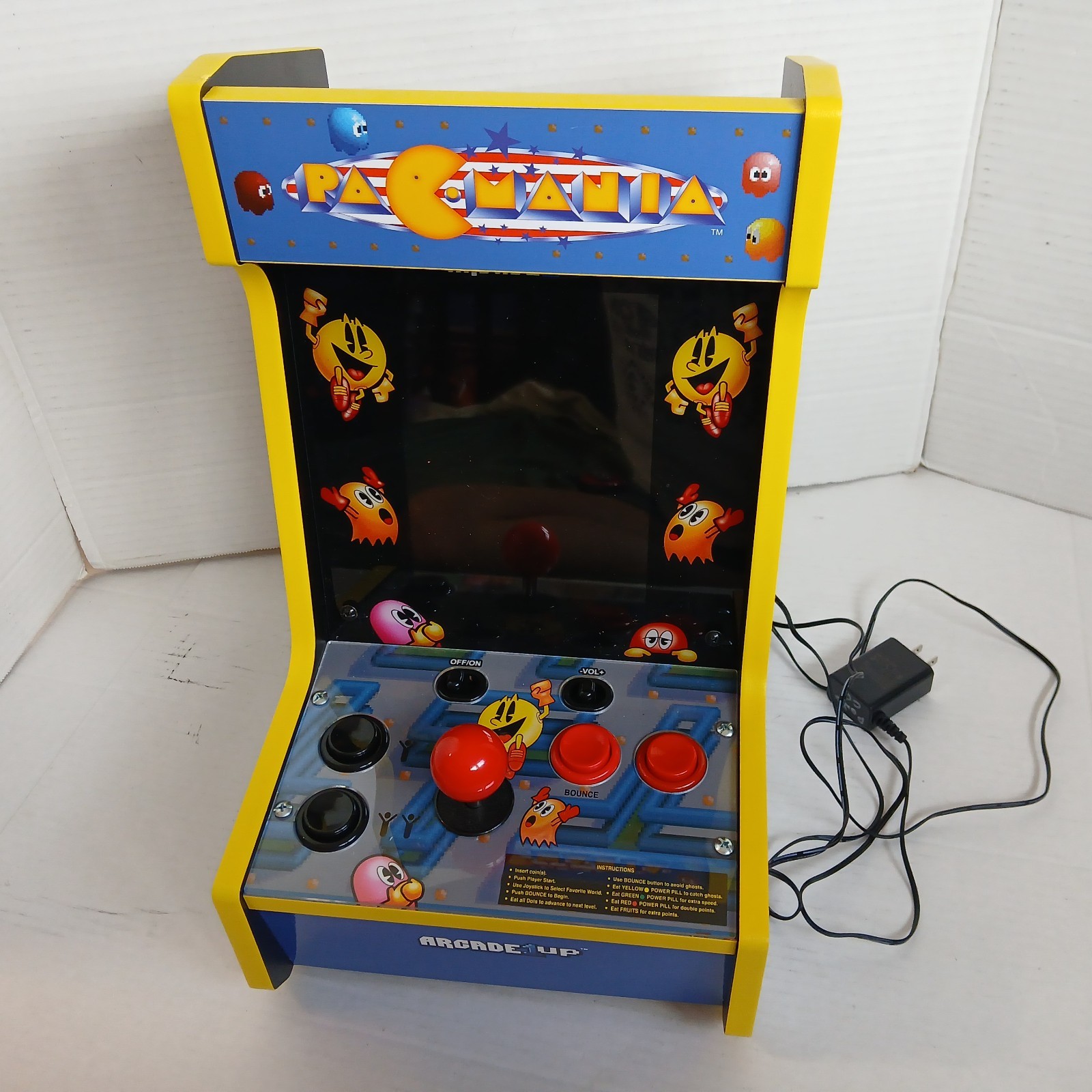 Arcade1Up 8″ Pac-Man 5-in-1 Countercade Arcade Machine Mania Dig Dug Galaga 88