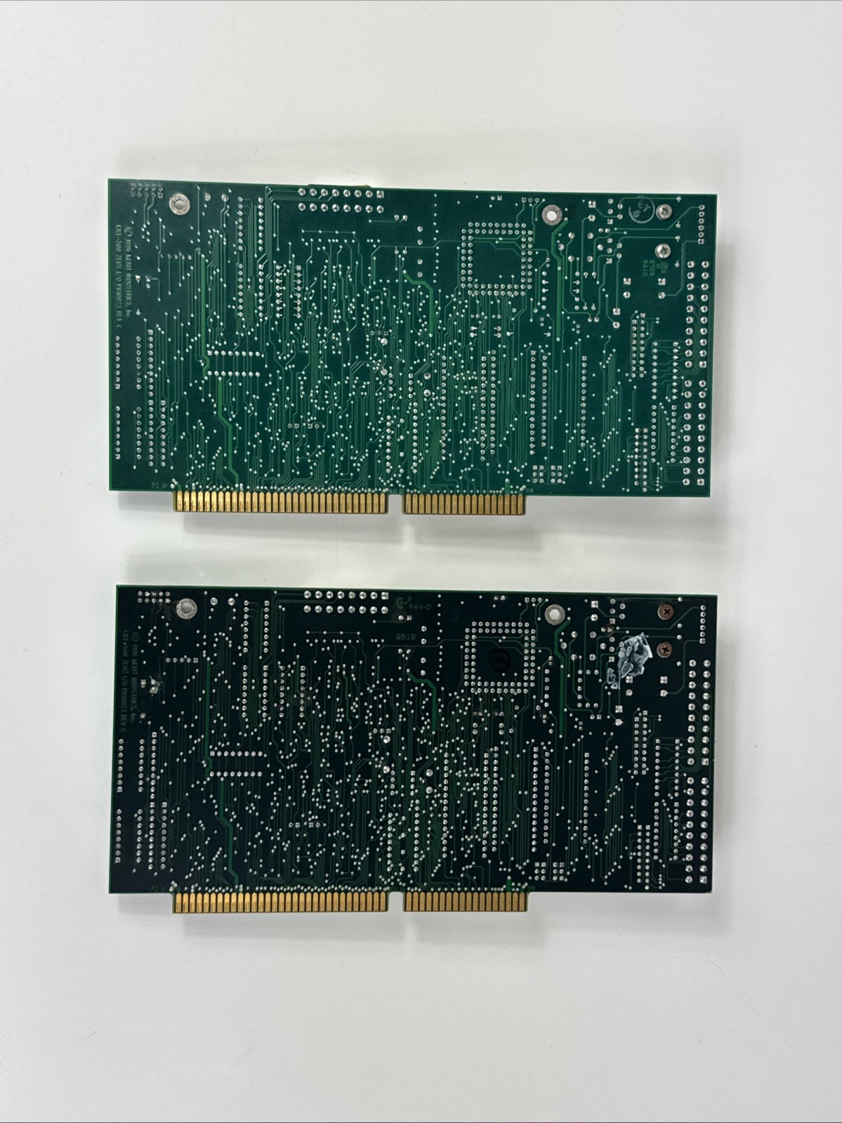 2x Merit CRT-500 PCB Control I/O Board PB10023 REV Arcade Video Game *UNTESTED*