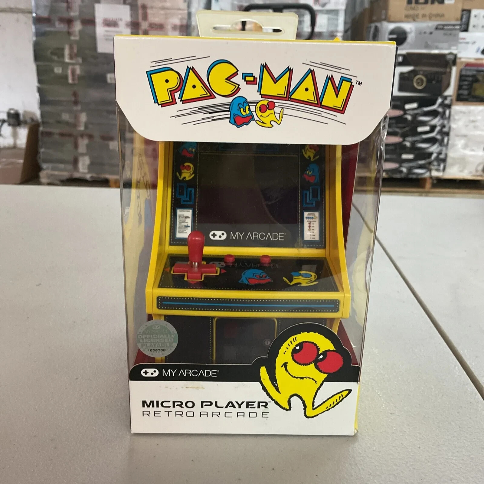 My Arcade DGUNL-3220 Pac-Man Micro Player Retro Arcade Machine | 6 Inch Cabinet