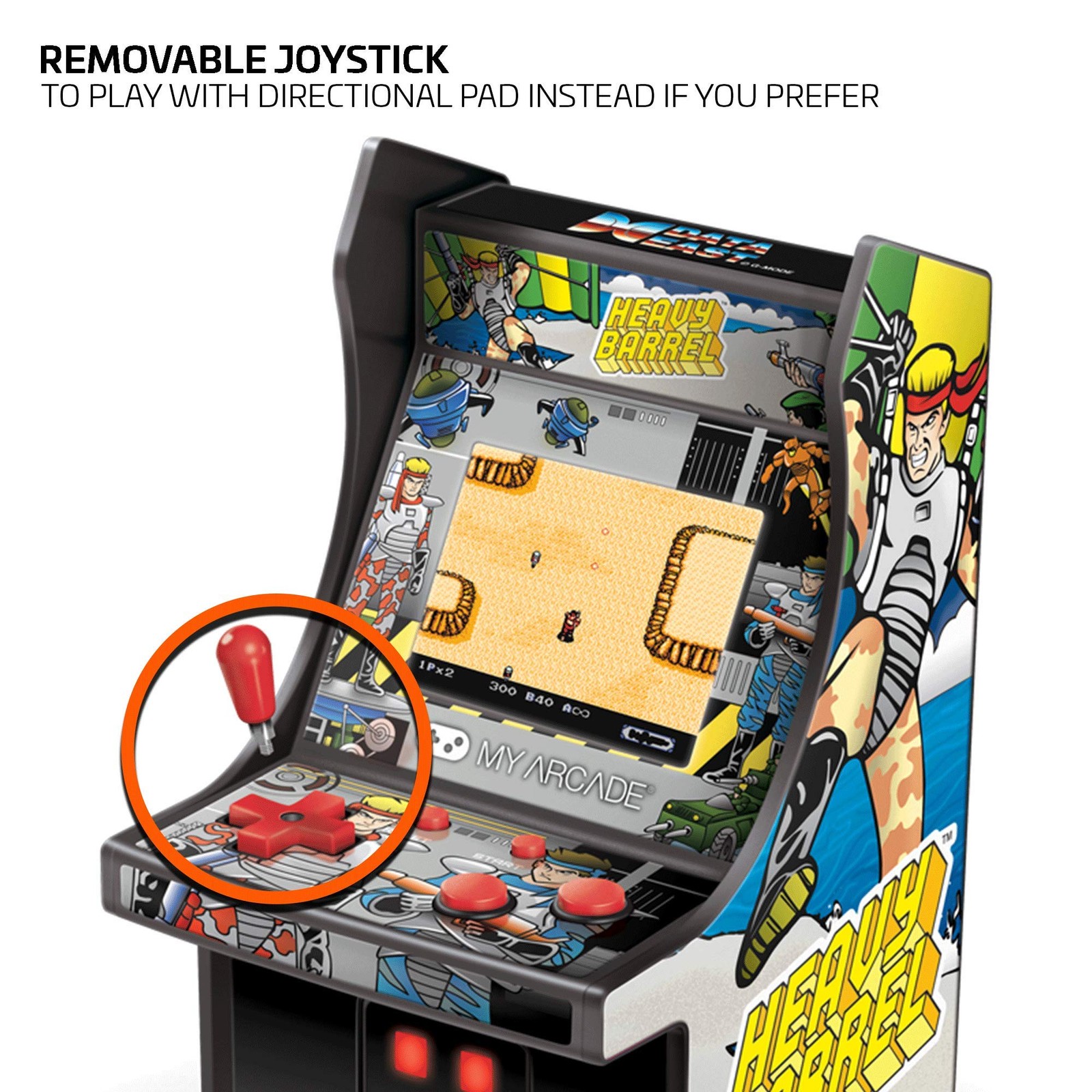 My Arcade Micro Player Mini 4 inches (W) x 6 (L) x 2 (H), Multi