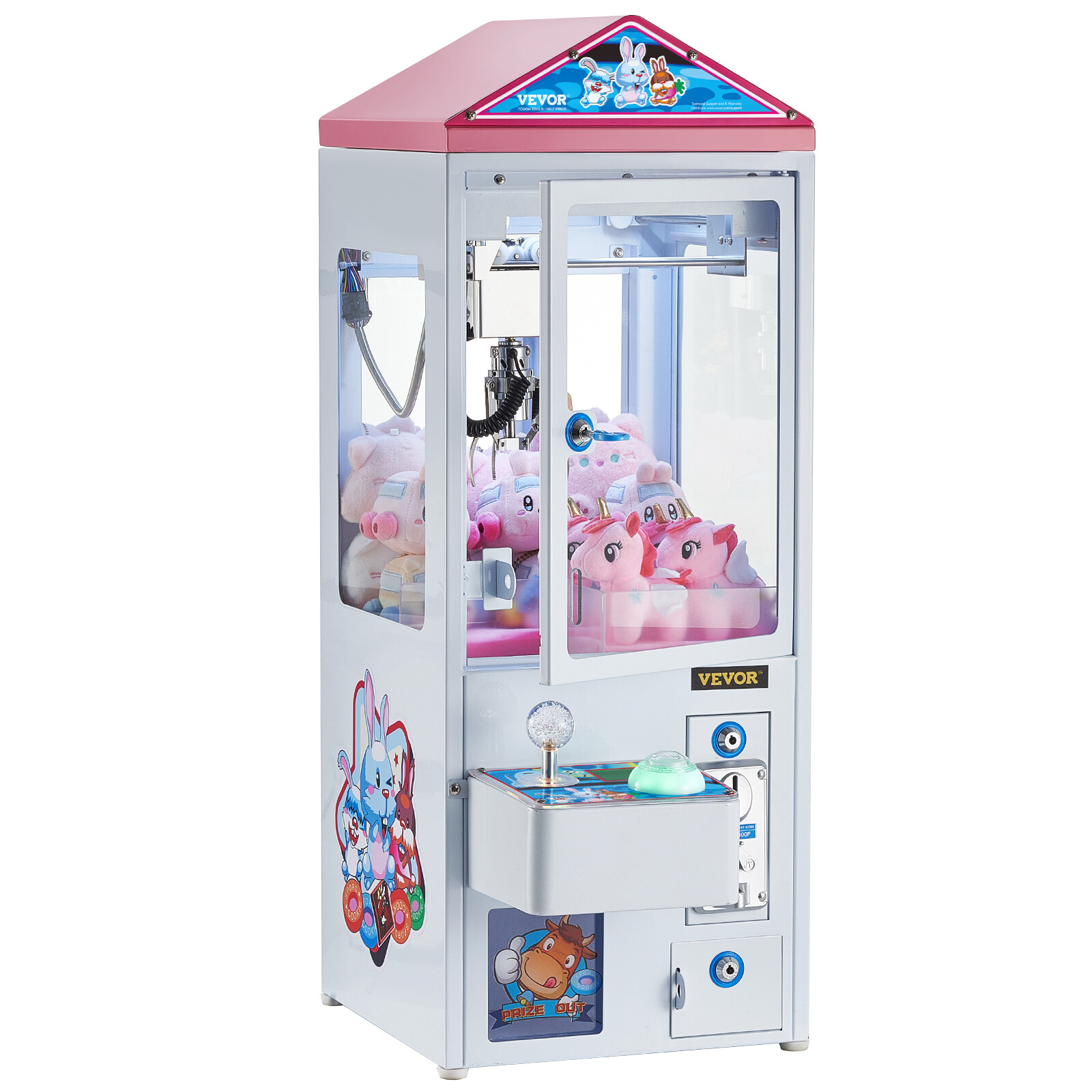 VEVOR Claw Crane Machine Mini Candy Prize Grabber Catcher Arcade Game Toys