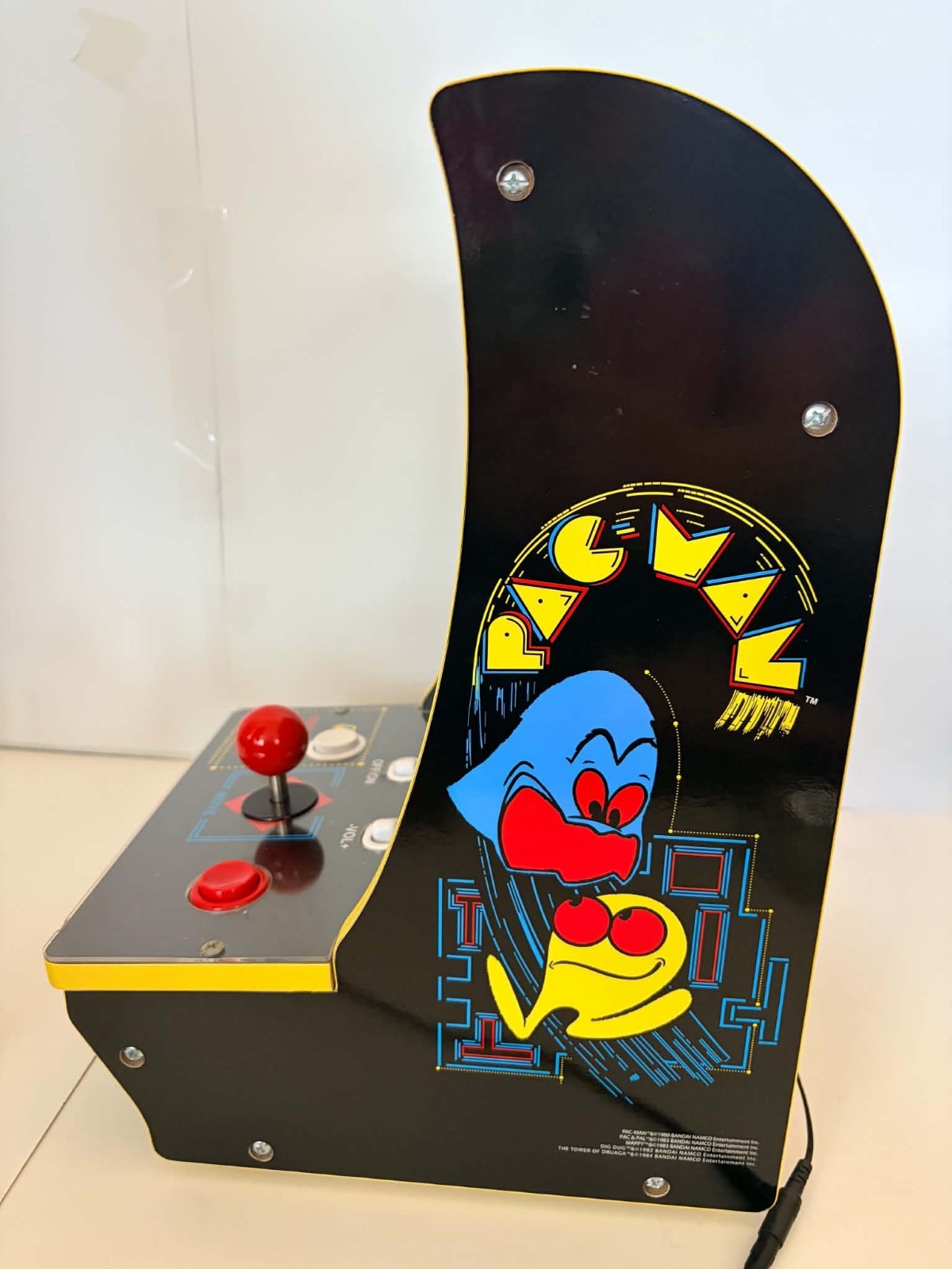 Arcade1Up Pac-Man Countercade 5 Game Tabletop Arcade Tested Works Dig Dug Mappy
