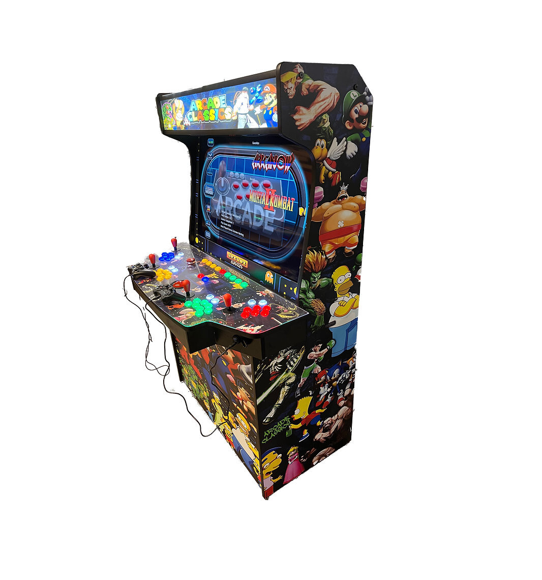 Fully Loaded 4 Player Upright With A 43″ Monitor!