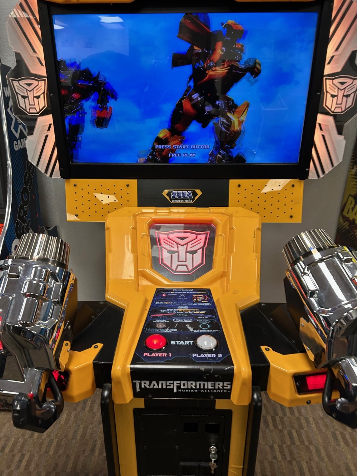 Transformers Arcade Shooting Game by SEGA – 42” HD Gun Action Machine