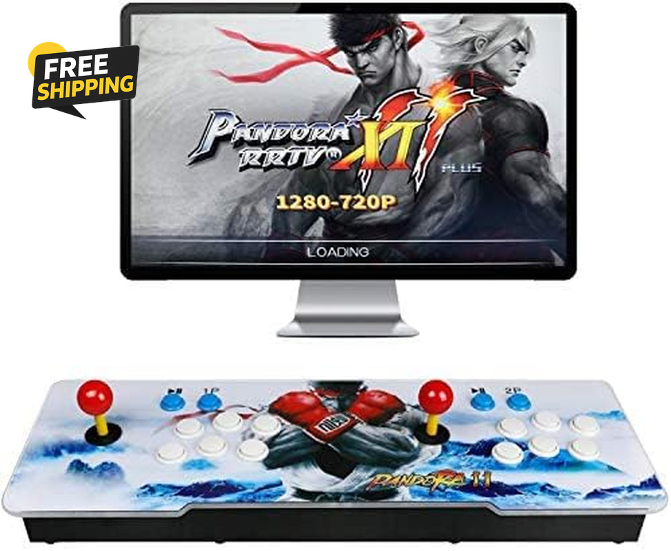 30000 Classic Arcade Game Machine 2 Players Box 11 1280X720 Full HD Video