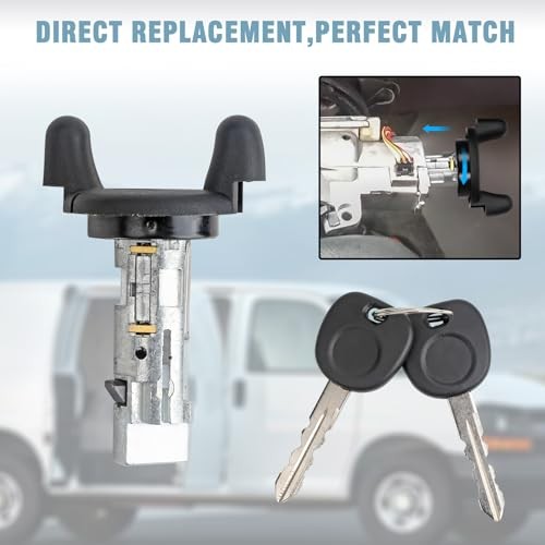 Ignition Switch Lock Cylinder With 4 Door Lock Cylinder Compatible With Chevy