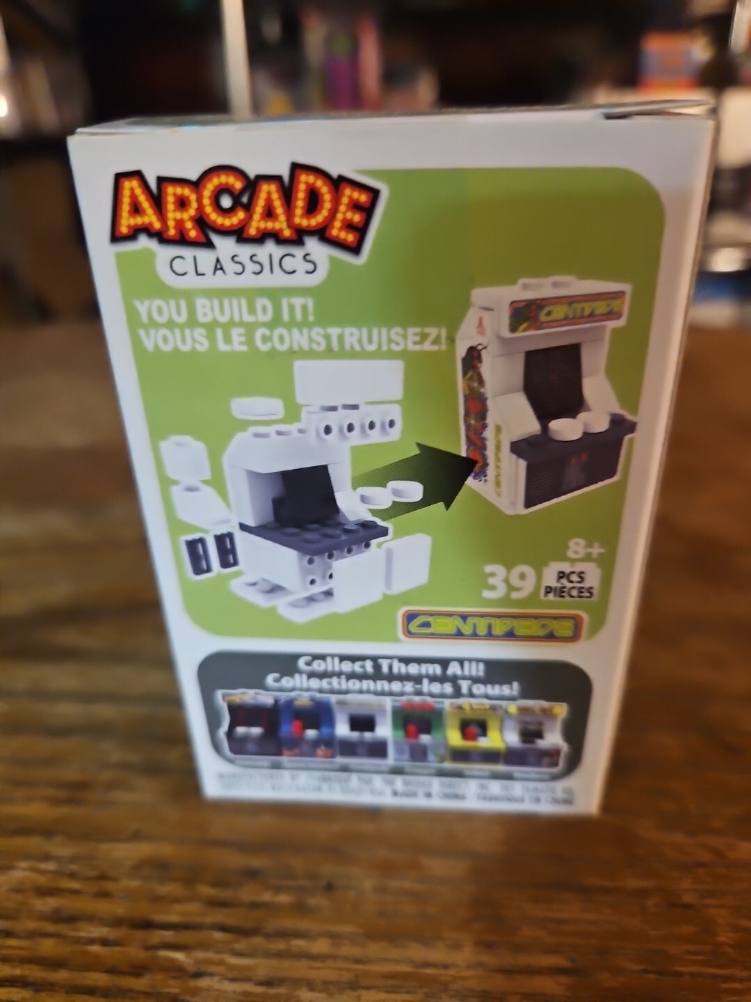 Arcade Classics Buildable Mini Arcade You Build 39 Pieces Centipede NIB