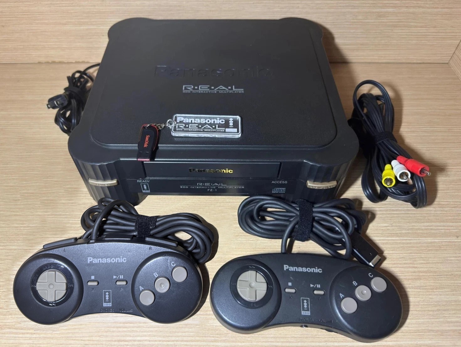 READ INFO- Panasonic 3DO FZ1 FZ-1 Console + ODE (USB EXT) + 240p AV