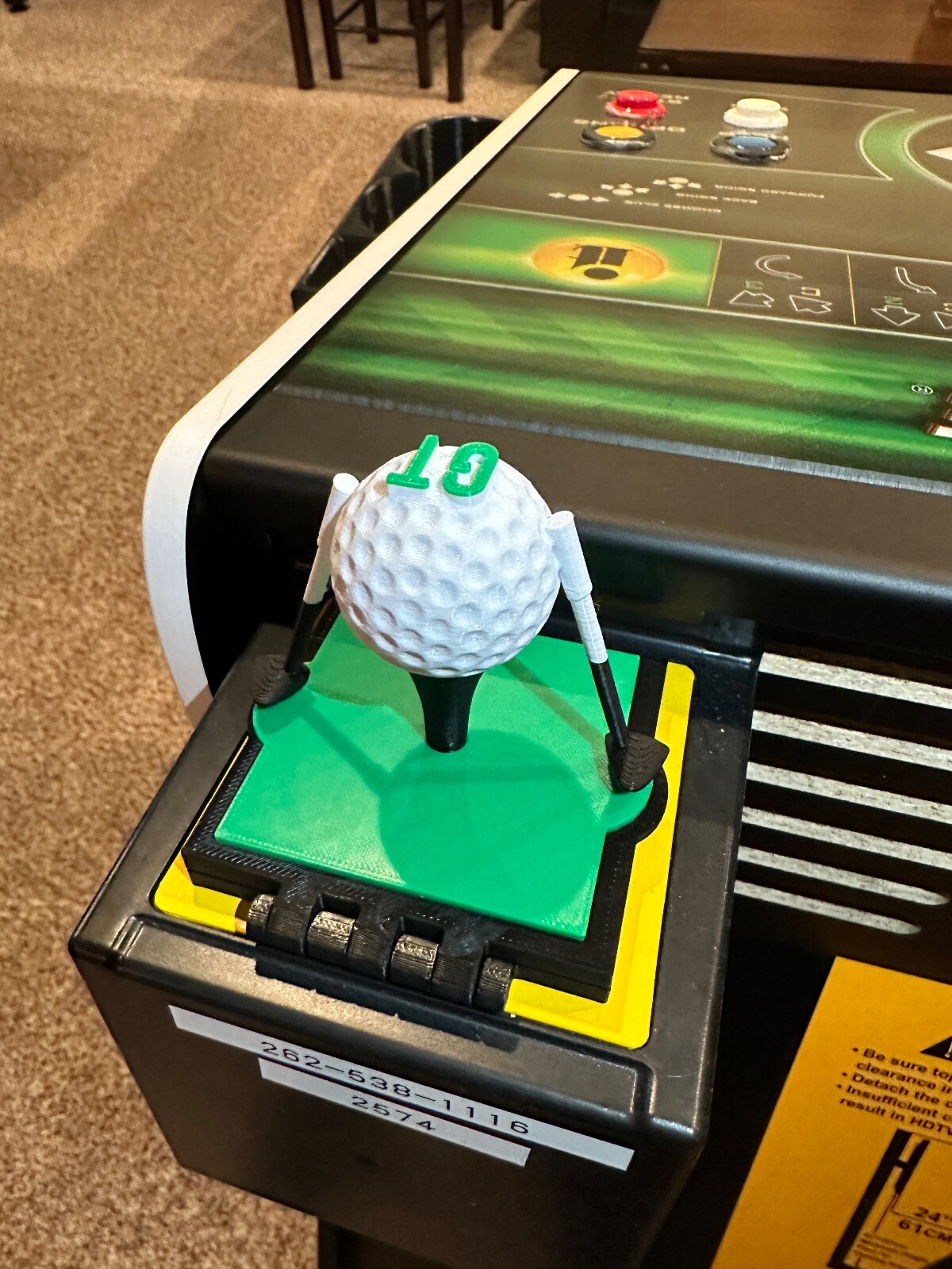 Custom Golden Tee Keypad Dust Cover GT FREE SHIPPING