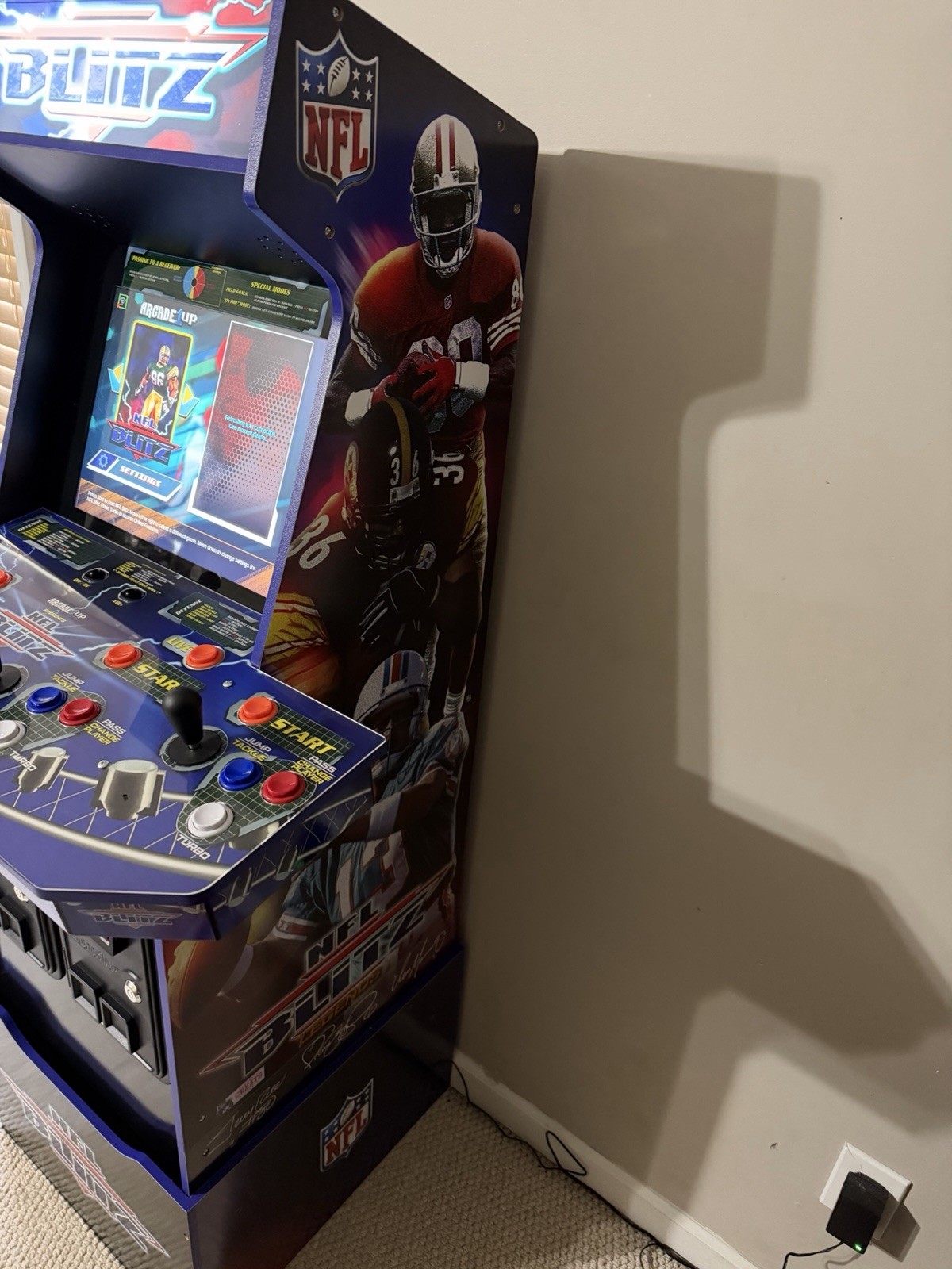 Arcade1Up NFL Blitz With Riser And Stool