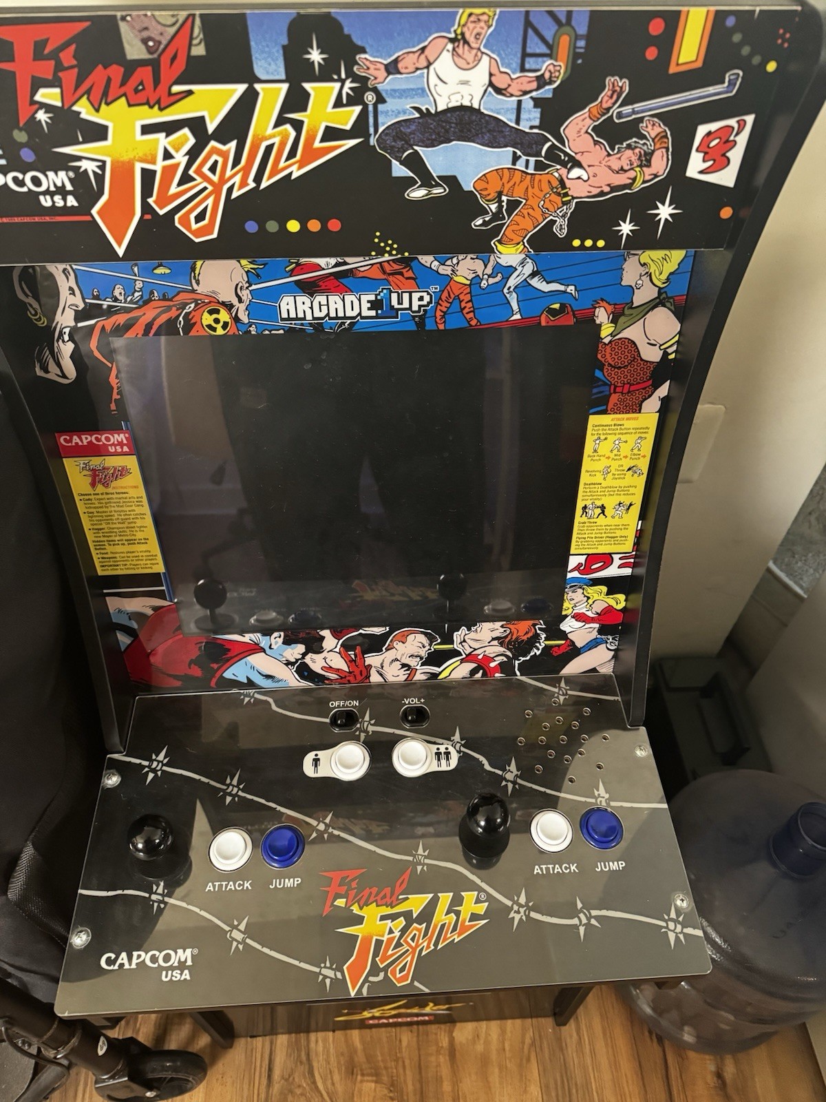 Arcade1Up Final Fight Collectible Video Arcade Machine Cabinet (Reproduction)