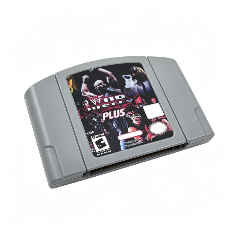 WWF No Mercy Plus V2.1 Game Cartridge For Nintendo 64 Console US Version