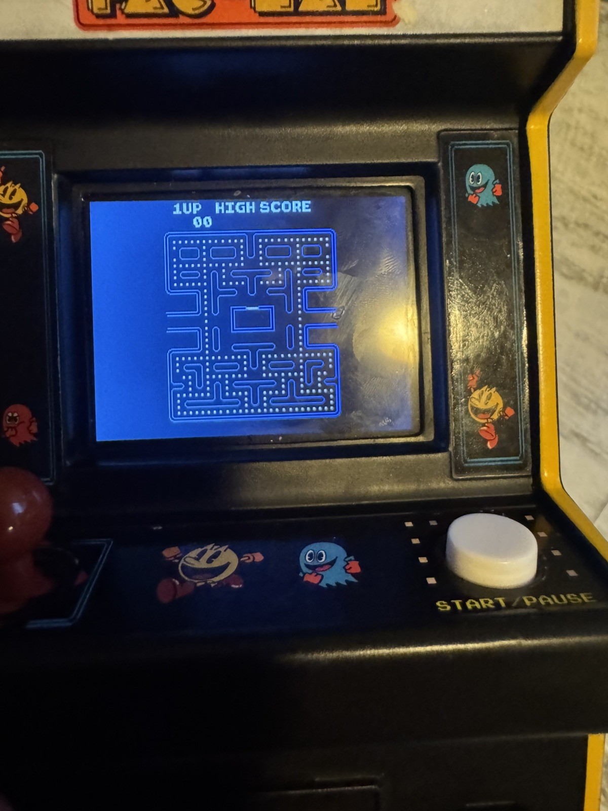Bandai Namco Basic Fun PAC-MAN Handheld Mini Arcade Game Tested & Working